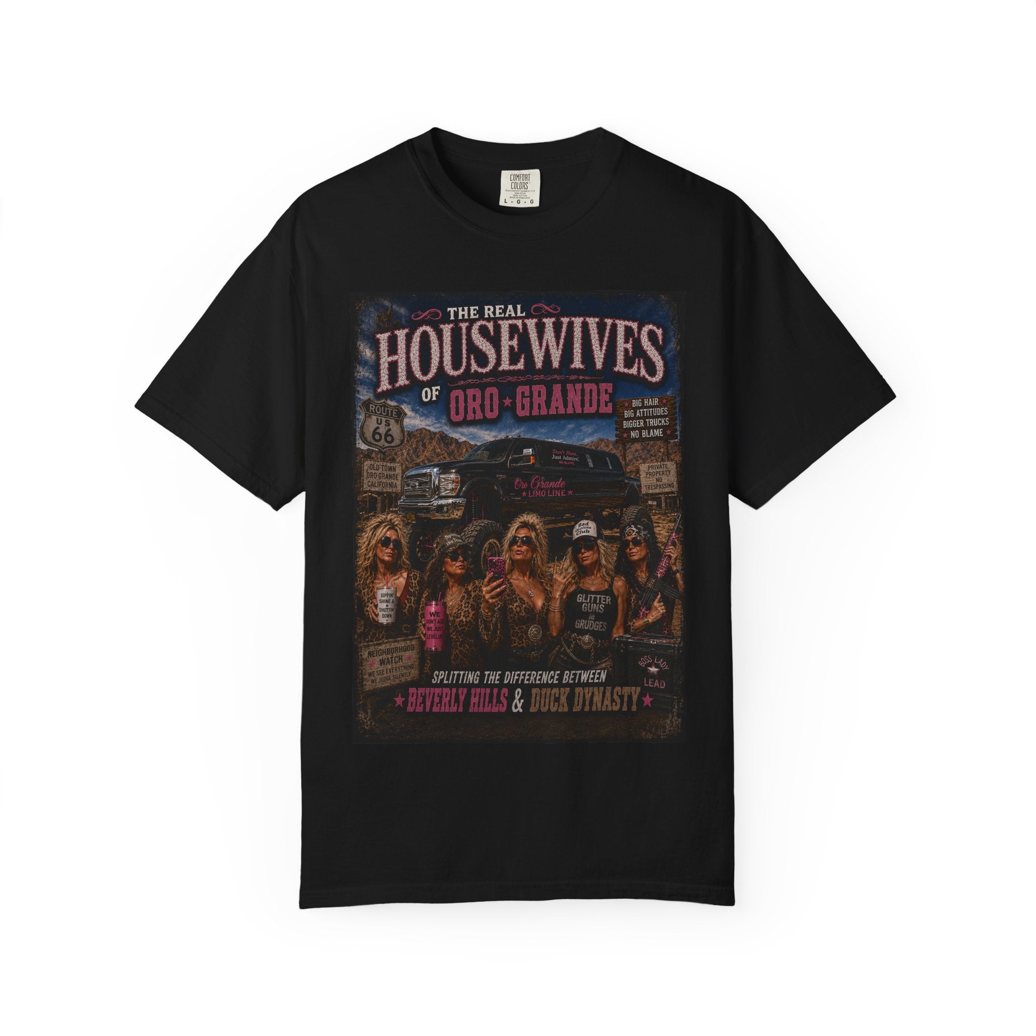 The Real Housewives Oro Grande T-shirt | Retro Cast Illustration