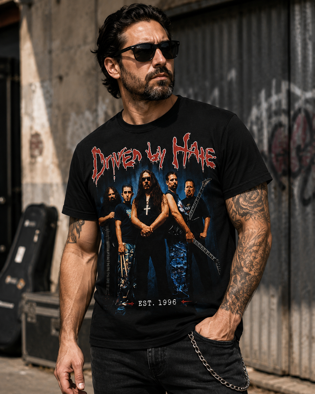 Driven By Hate band photo T-Shirt | metal band tee