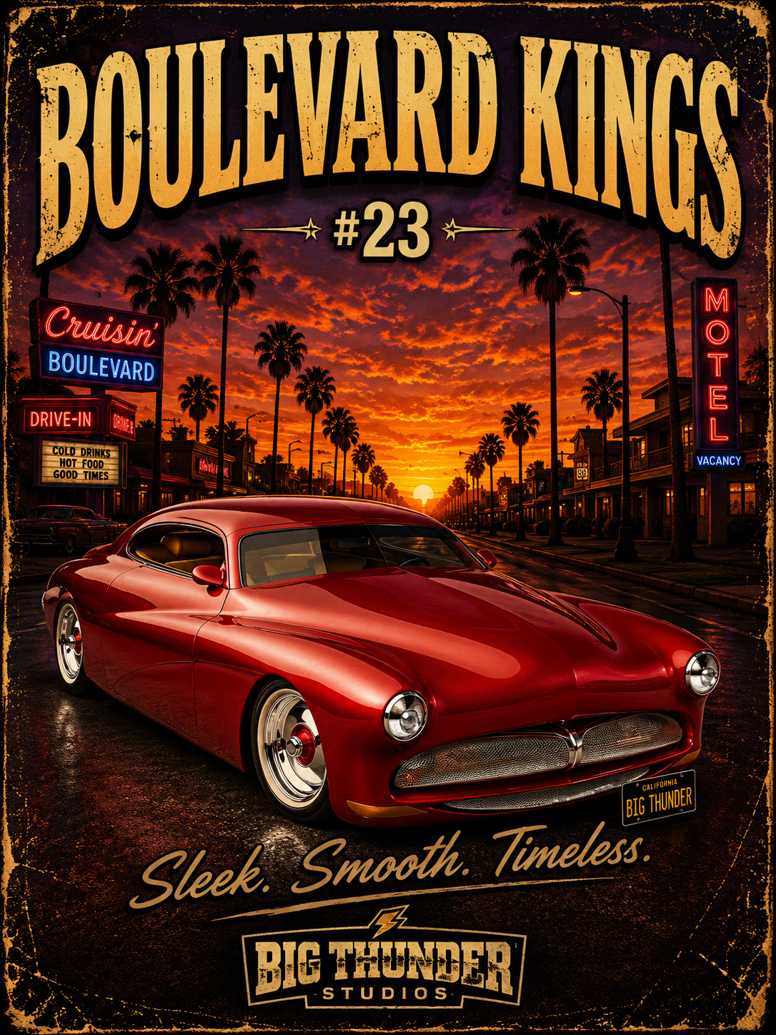 classic  car shirt, muscle car shirt, lowrider shirt, car guy shirt, car dad gift, retro car shirt, race car shirt, boulevard kings #23