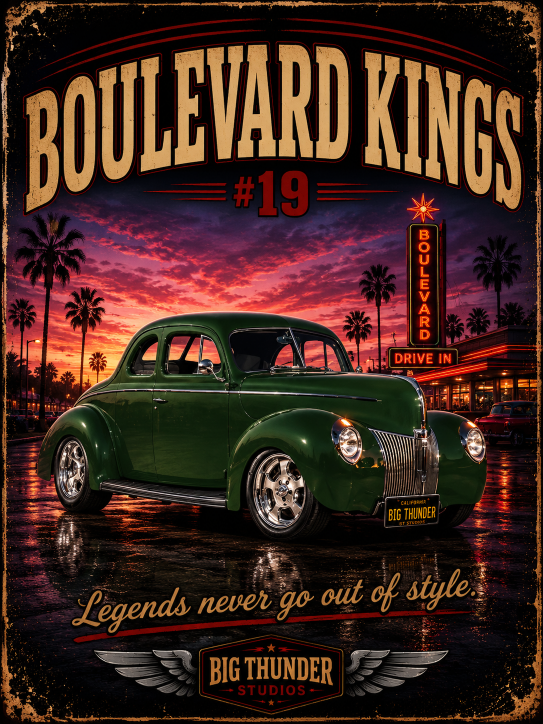 classic car shirt, muscle car shirt, lowrider shirt, car guy shirt, car dad gift, retro car shirt, race car shirt, boulevard kings #19