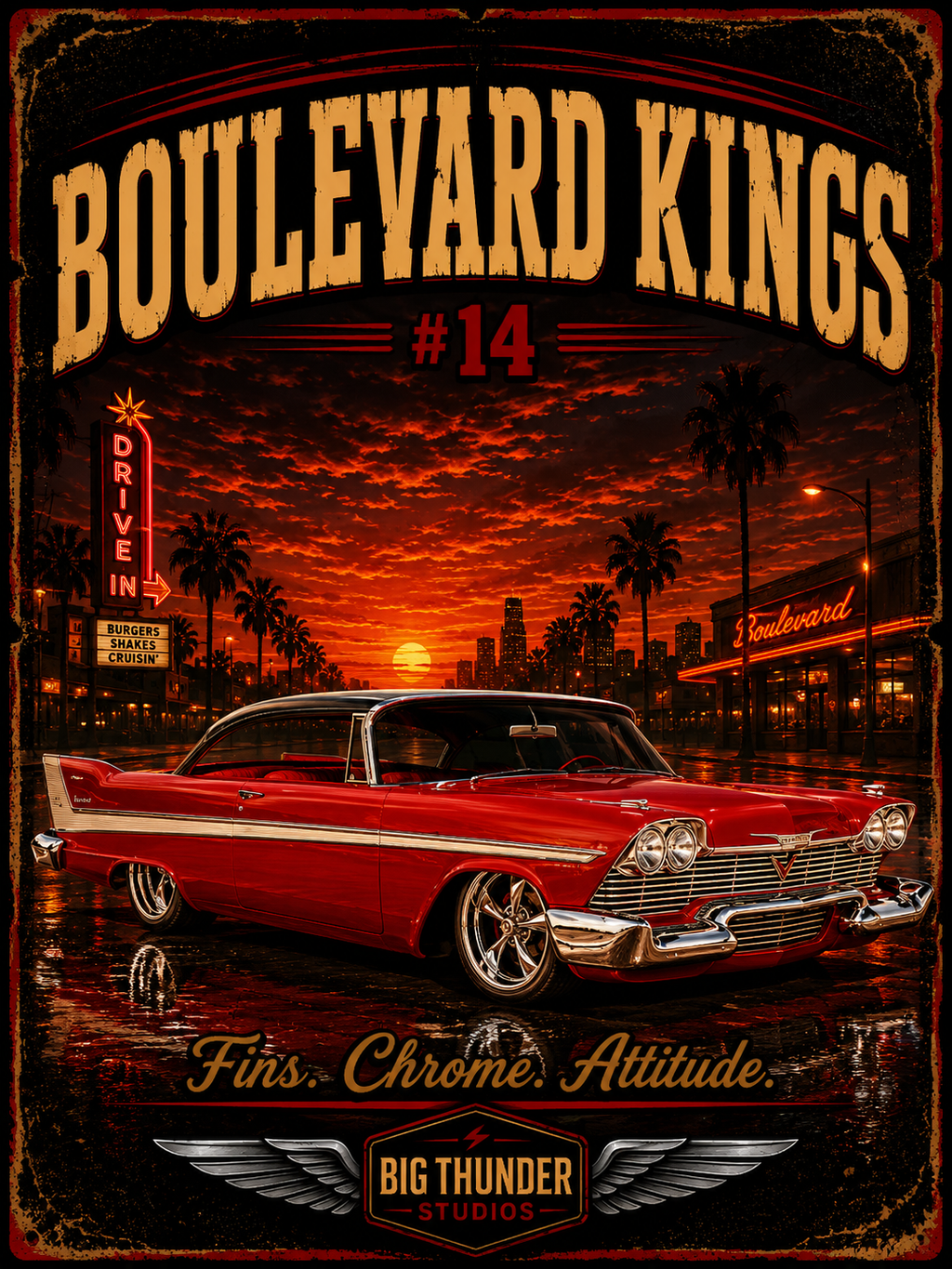 classic car shirt, muscle car shirt, lowrider shirt, car guy shirt, car dad gift, retro car shirt, race car shirt, boulevard kings #14