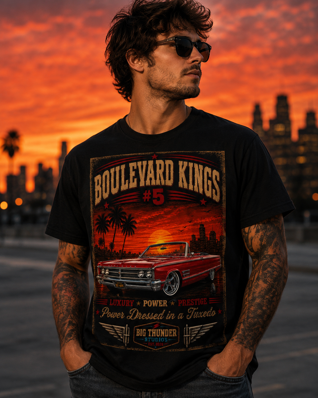 classic car shirt, muscle car shirt, lowrider shirt, car guy shirt, car dad gift, retro car shirt, race car shirt, boulevard kings #5