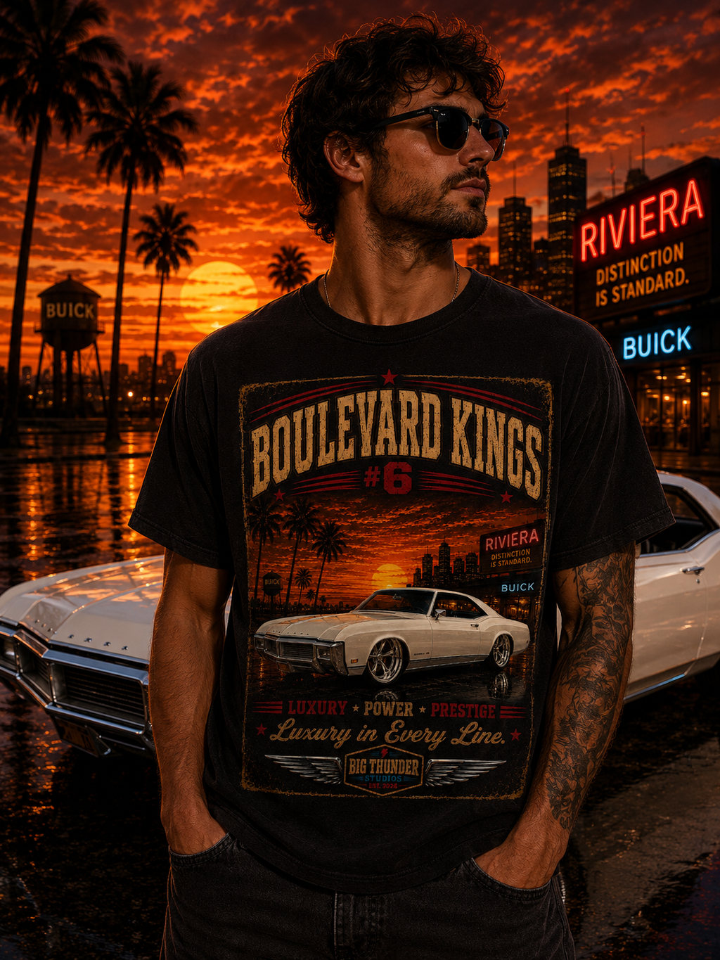 classic car shirt, muscle car shirt, lowrider shirt, car guy shirt, car dad gift, retro car shirt, race car shirt, boulevard kings #6