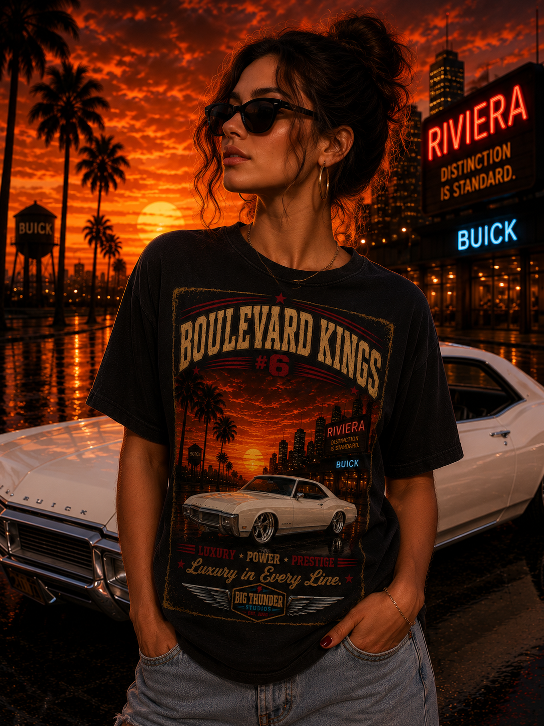 classic car shirt, muscle car shirt, lowrider shirt, car guy shirt, car dad gift, retro car shirt, race car shirt, boulevard kings #6