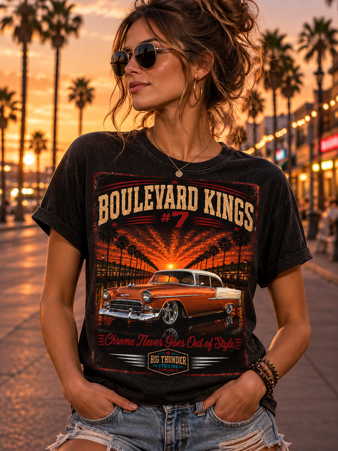 classic car shirt, muscle car shirt, lowrider shirt, car guy shirt, car dad gift, retro car shirt, race car shirt, boulevard kings #7