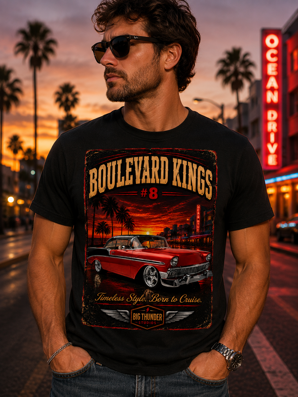 classic car shirt, muscle car shirt, lowrider shirt, car guy shirt, car dad gift, retro car shirt, race car shirt, boulevard kings #8
