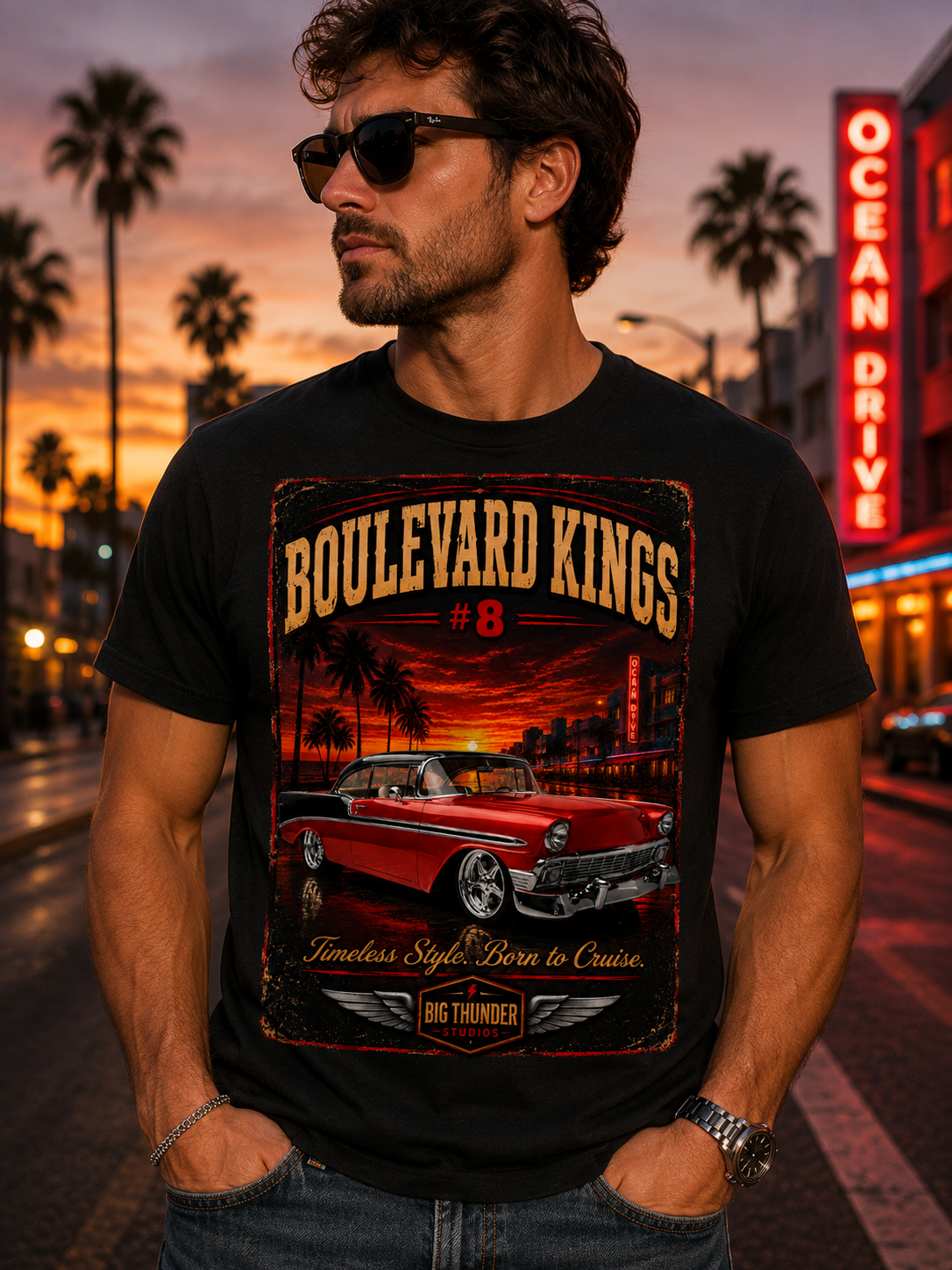 classic car shirt, muscle car shirt, lowrider shirt, car guy shirt, car dad gift, retro car shirt, race car shirt, boulevard kings #8