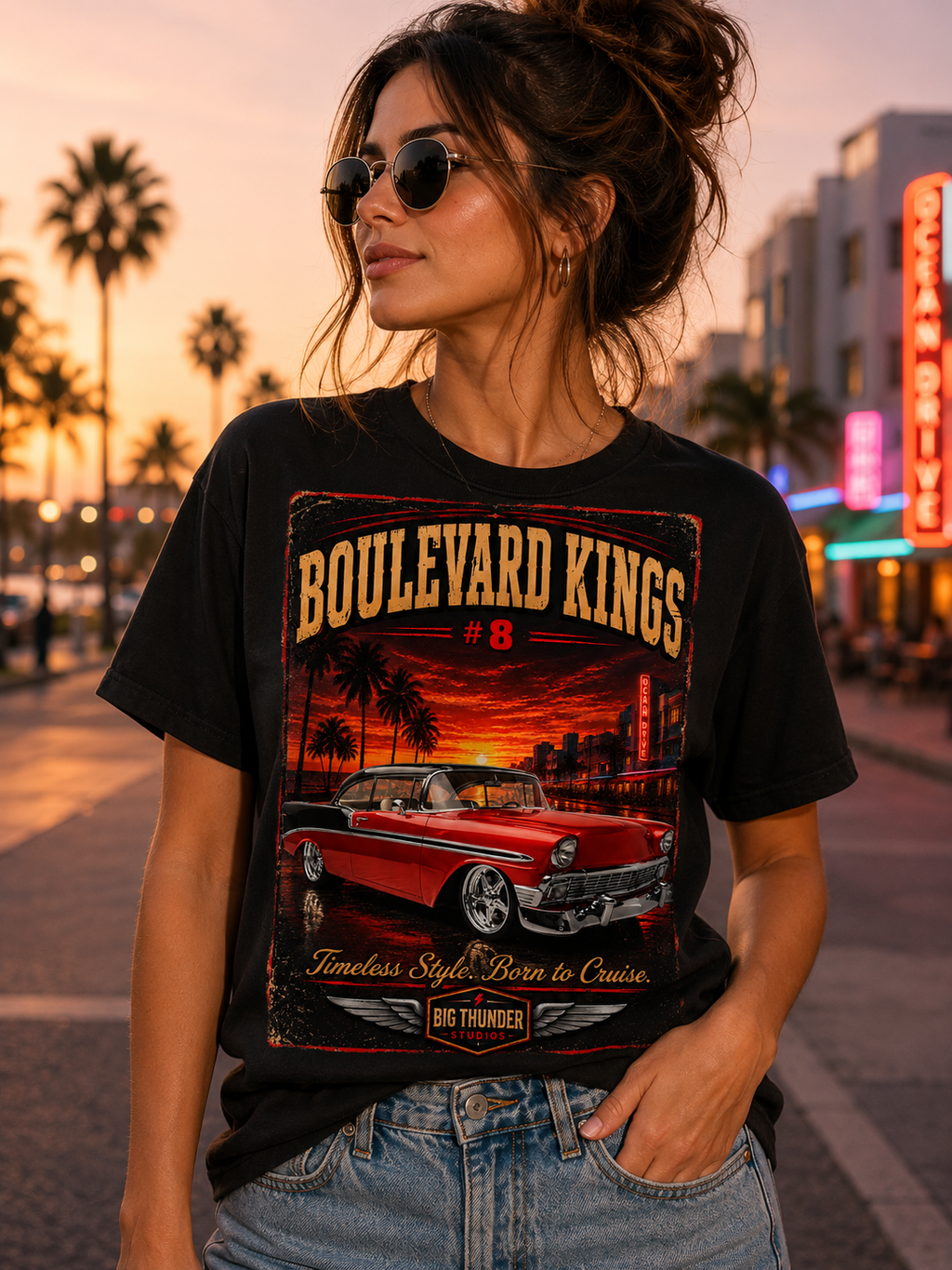 classic car shirt, muscle car shirt, lowrider shirt, car guy shirt, car dad gift, retro car shirt, race car shirt, boulevard kings #8