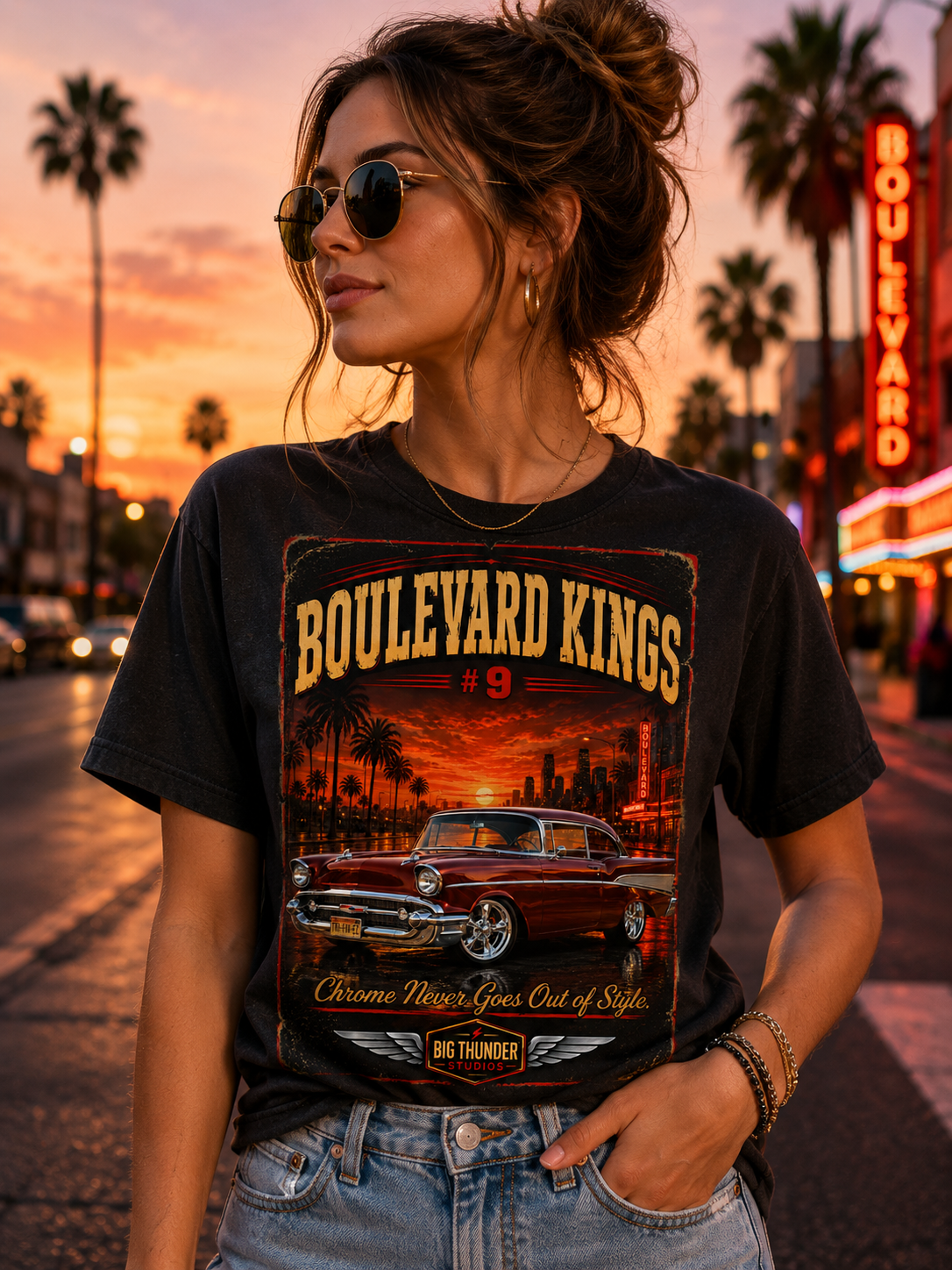 classic car shirt, muscle car shirt, lowrider shirt, car guy shirt, car dad gift, retro car shirt, race car shirt, boulevard kings #9