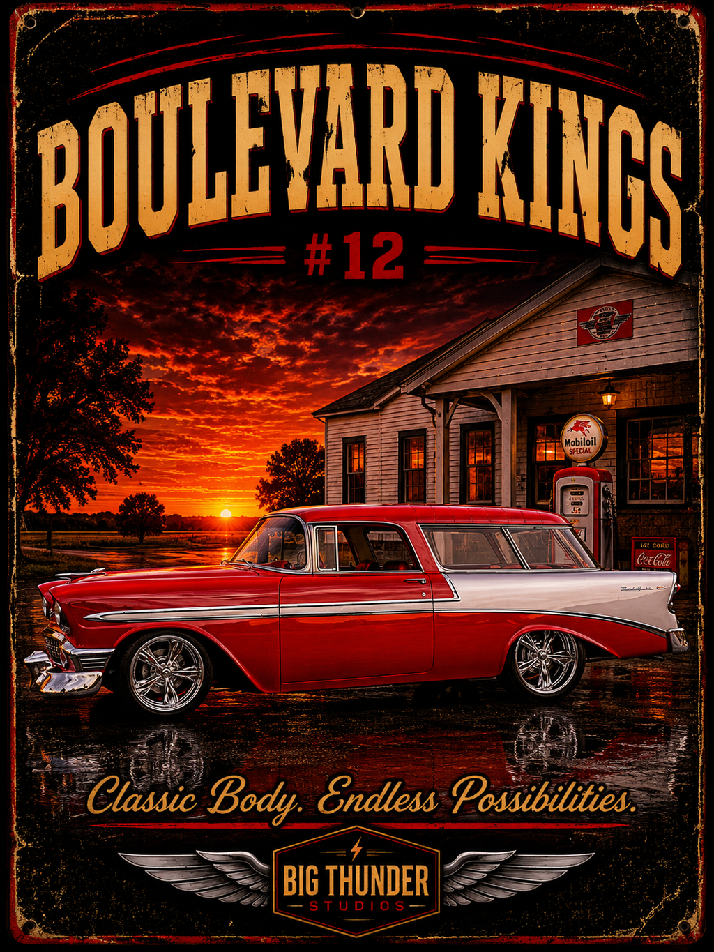 Classic car shirt, muscle car shirt, lowrider shirt, car guy shirt, car dad gift, retro car shirt, race car shirt, Boulevard kings #12