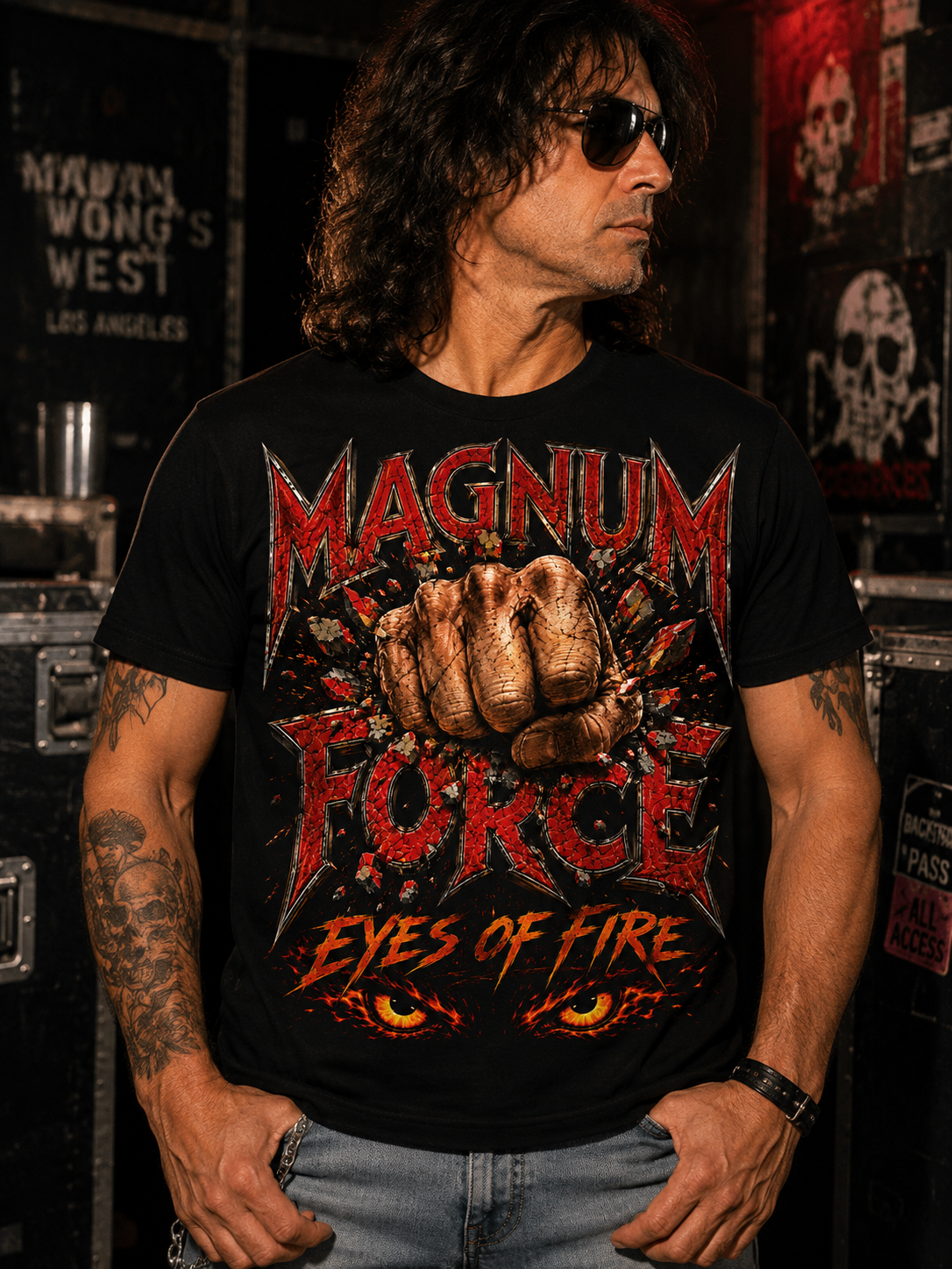 Magnum Force ‘Eyes of Fire’ Graphic T-Shirt
