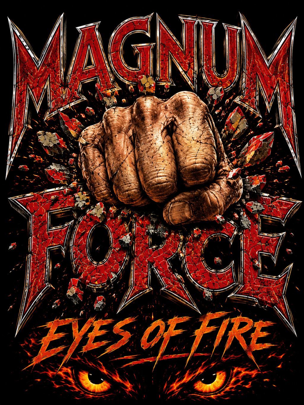 Magnum Force ‘Eyes of Fire’ Graphic T-Shirt