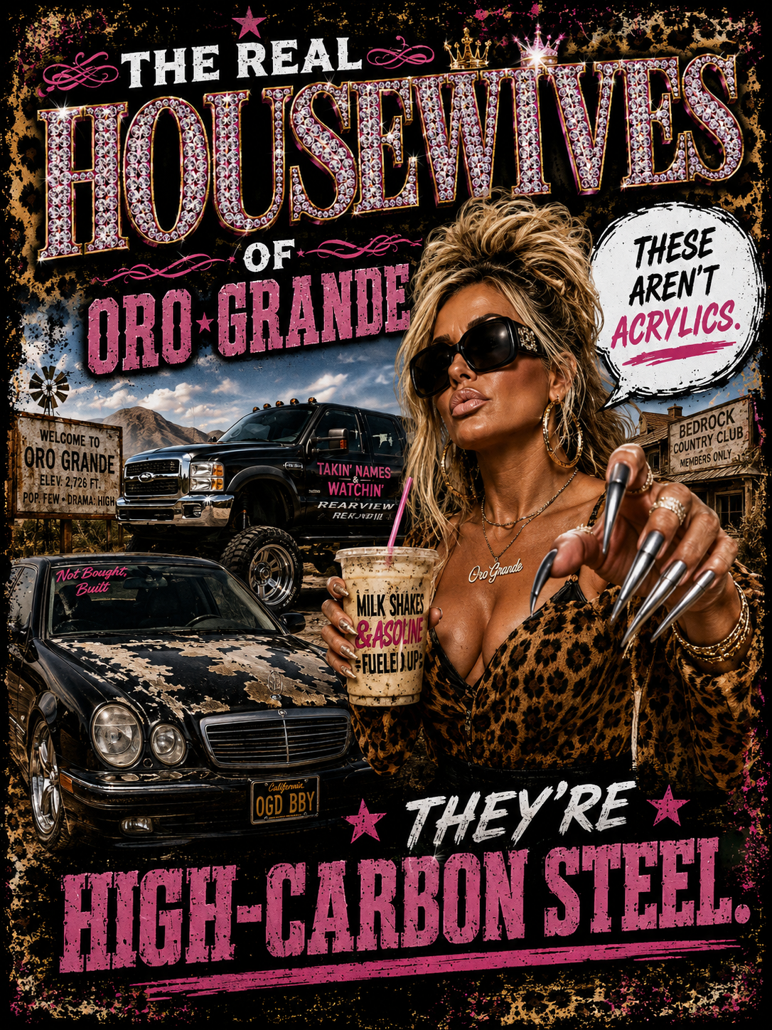 The Real Housewives of Oro-Grande graphic tee | Retro Hollywood femme tee