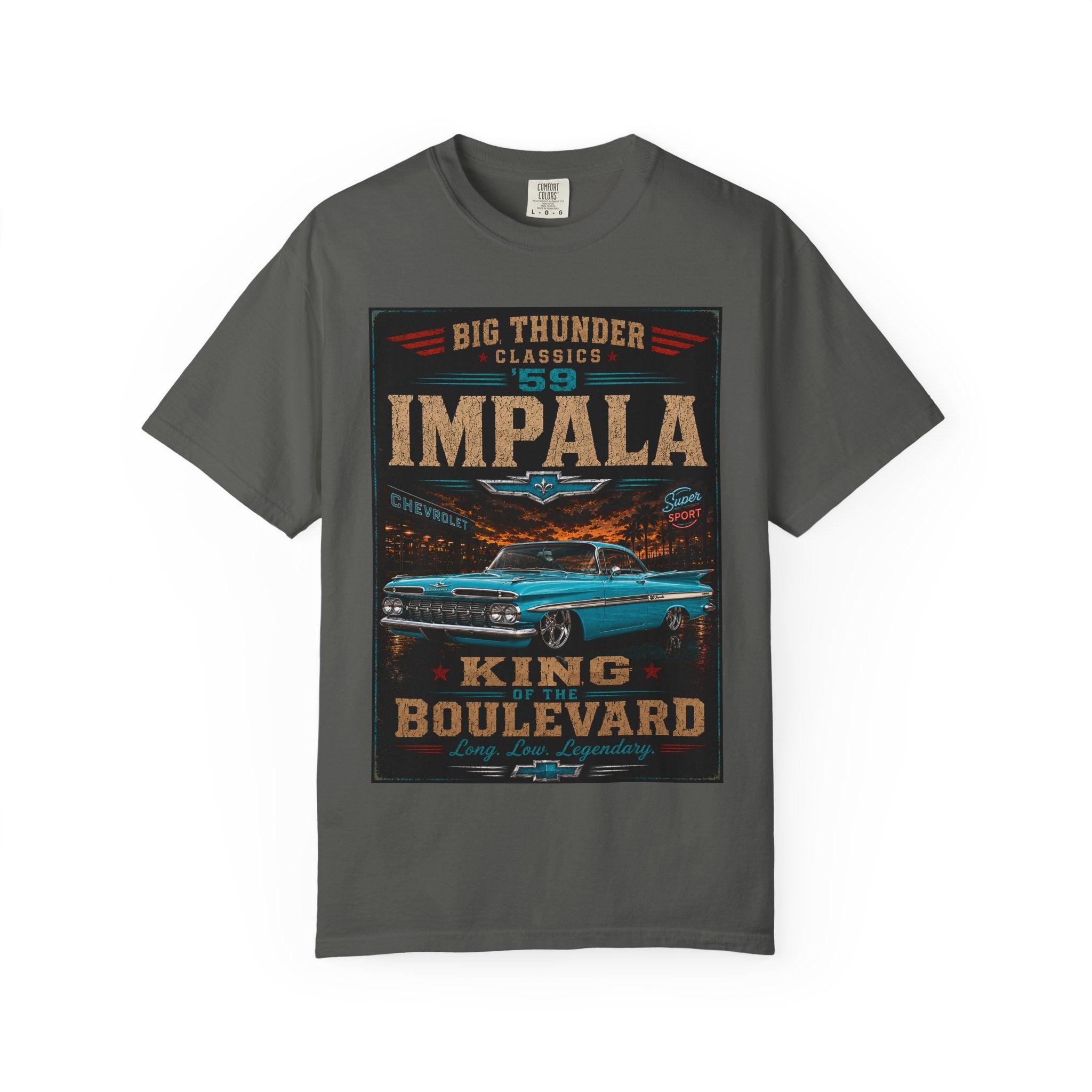 1959 Impala Classic Car T-Shirt | King Boulevard Vintage Muscle Tee