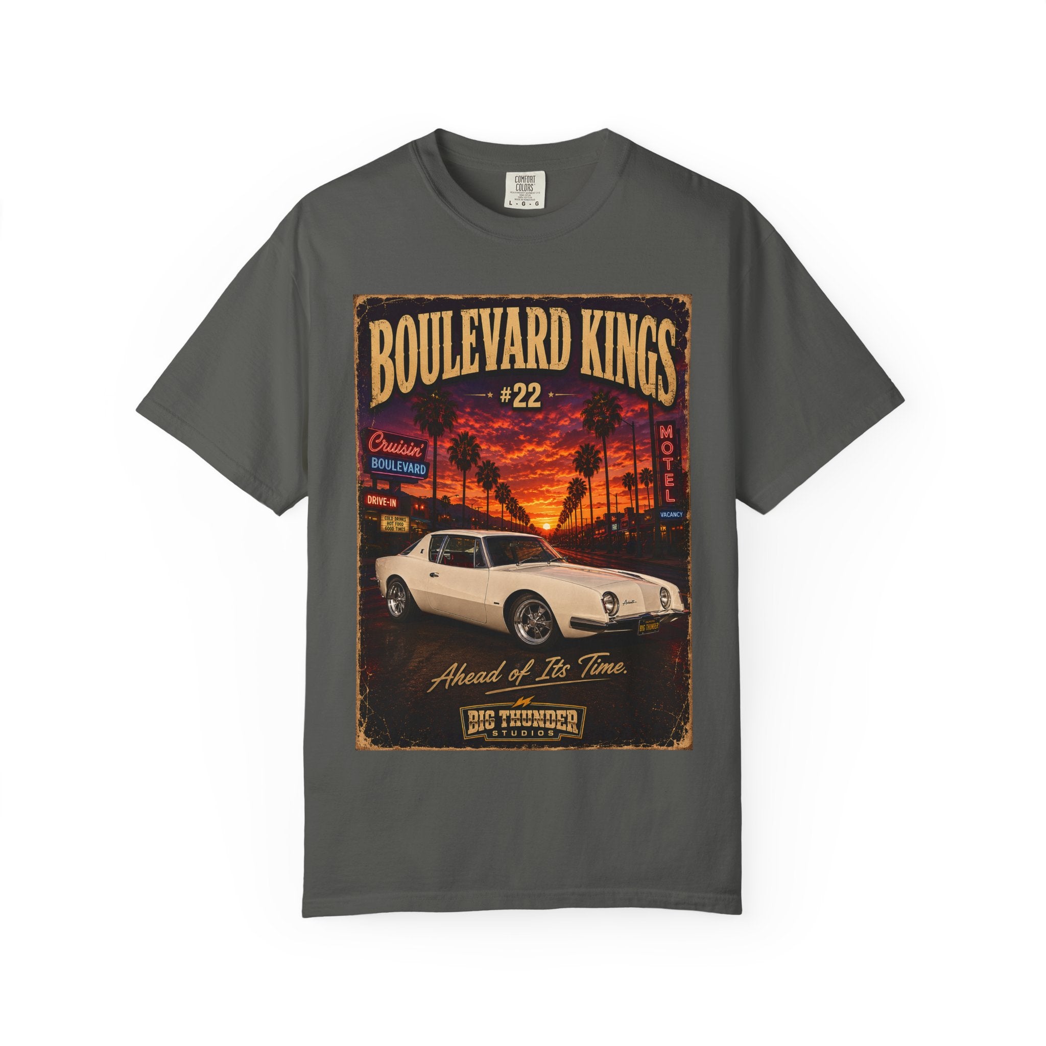 classic car shirt, muscle car shirt, lowrider shirt, car guy shirt, car dad gift, retro car shirt, race car shirt, boulevard kings #22