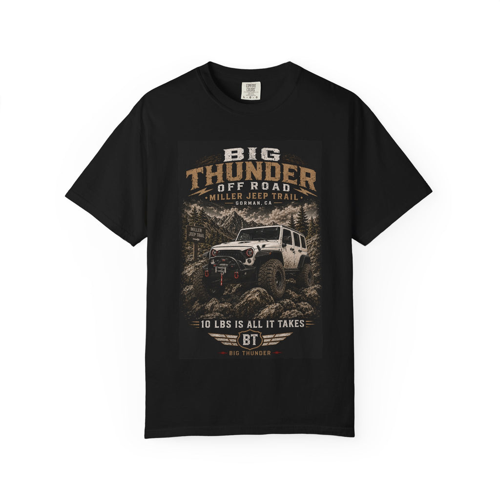 Big Thunder Off Road Jeep Trail T-Shirt | Miller Jeep Trail Graphic Tee