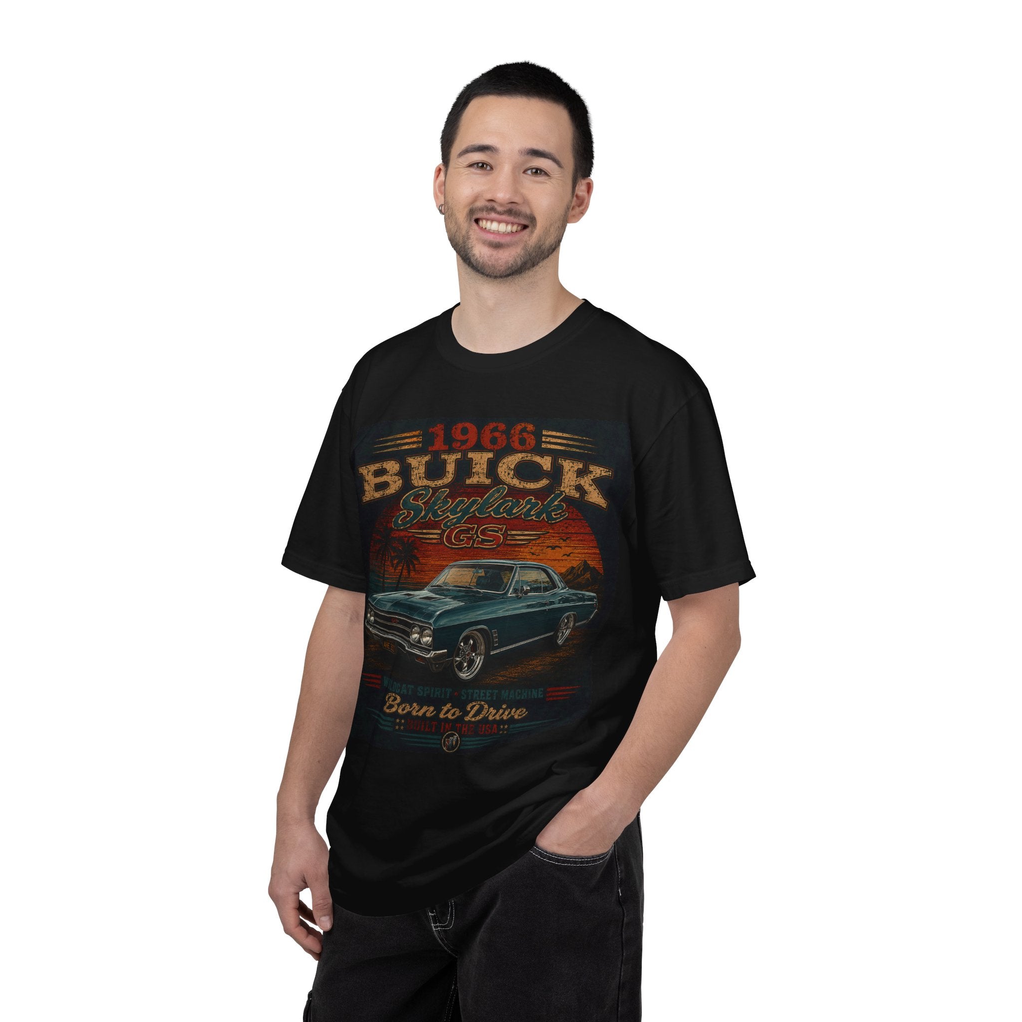 1966 Buick Skylark Car Tee | Born to Drive, Classic Muscle Shirt