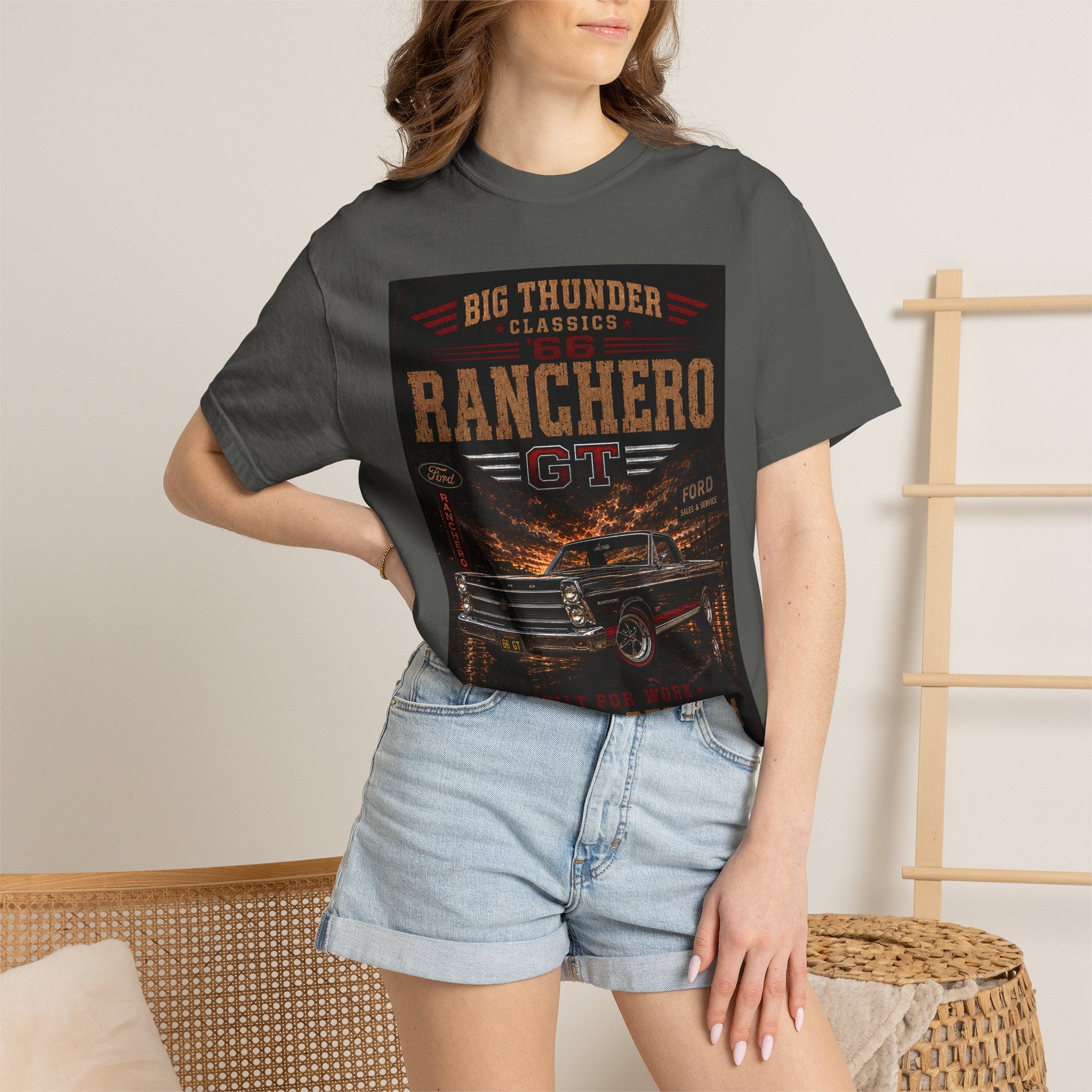 Ranchero Vintage Car Tee | Classic Muscle Car Born to Perform