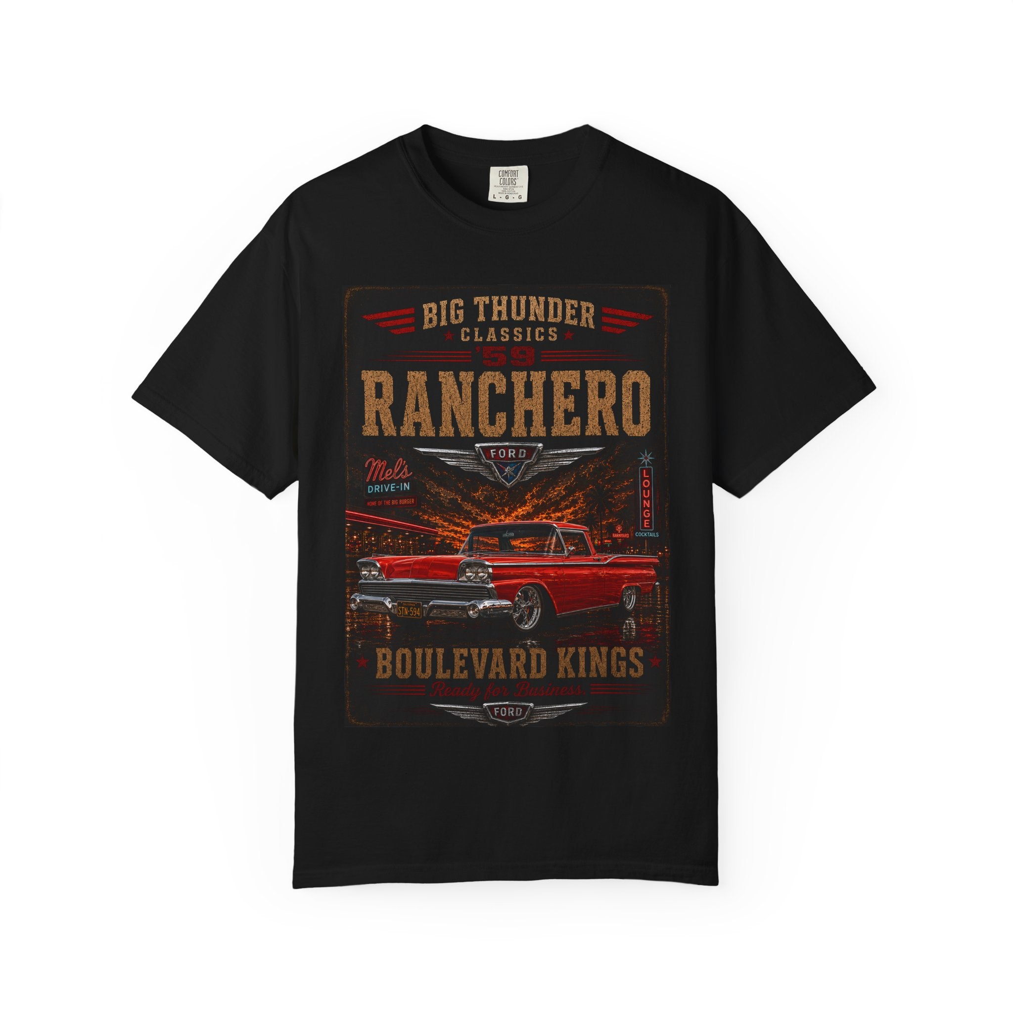 59 Ranchero Classic Truck T-shirt | Vintage Boulevard Kings Car Design