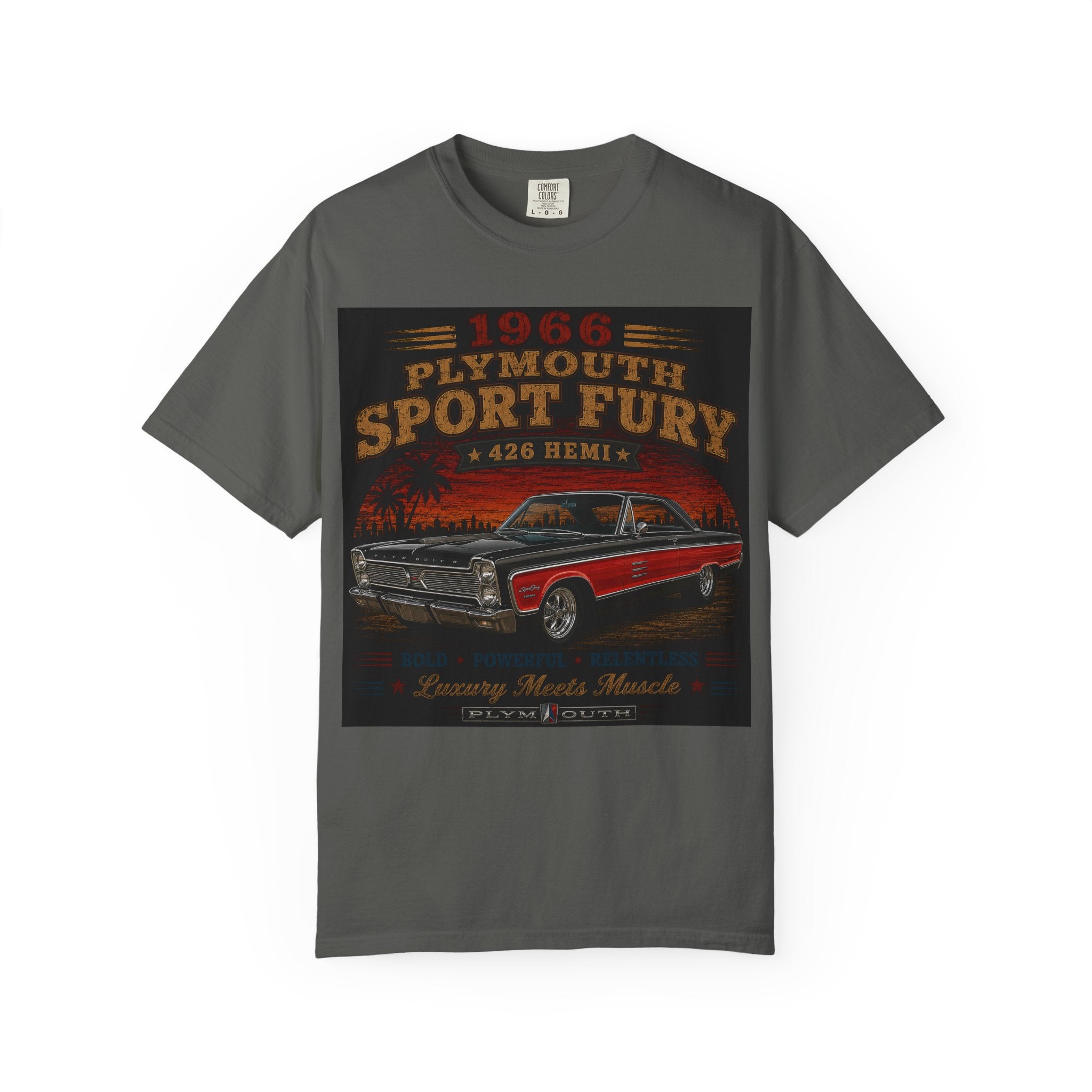 1966 Plymouth Sport Fury 426 Hemi T-Shirt | Vintage Muscle Car Tee