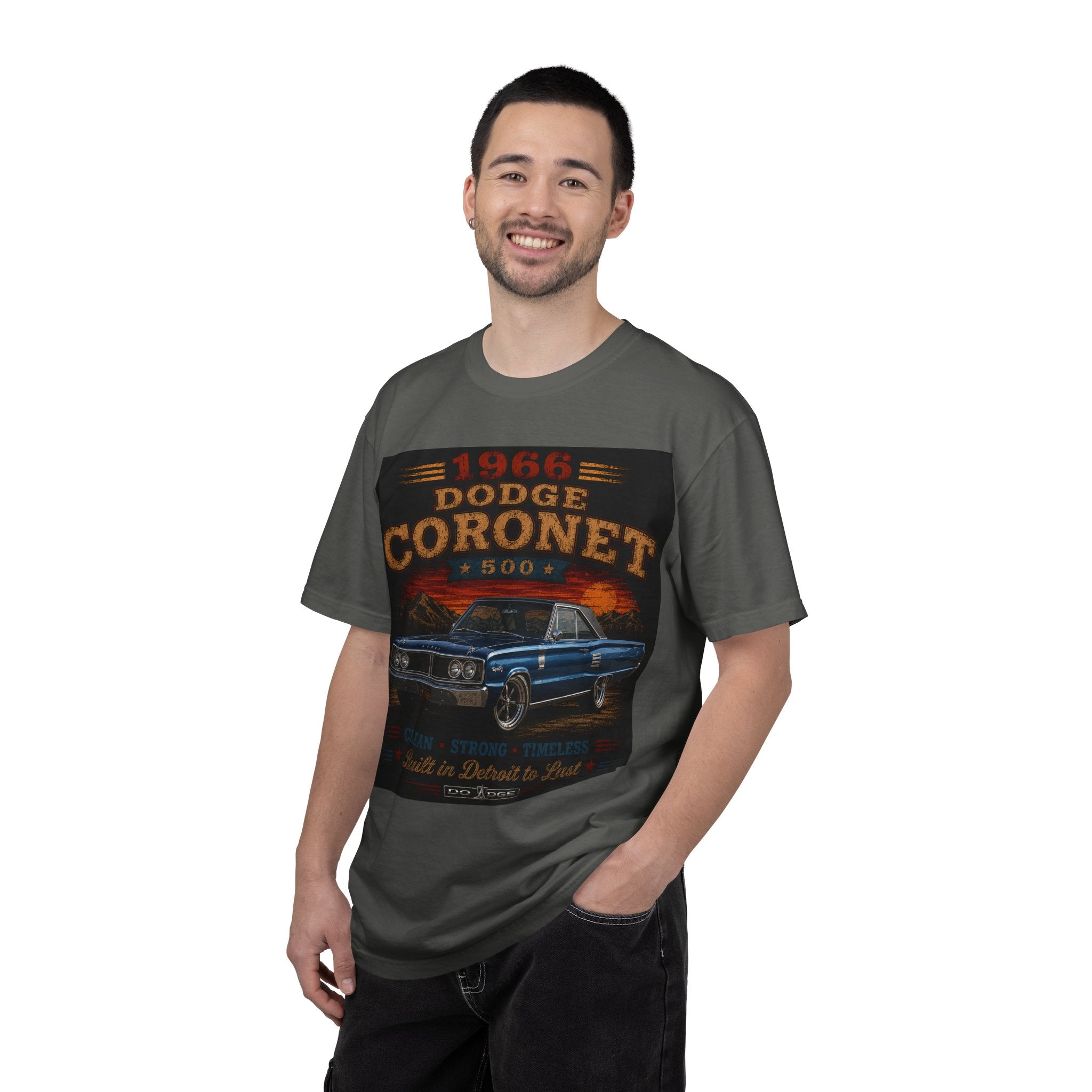 1966 Dodge Coronet 500 Classic Car T-Shirt | Vintage Muscle Car Tee