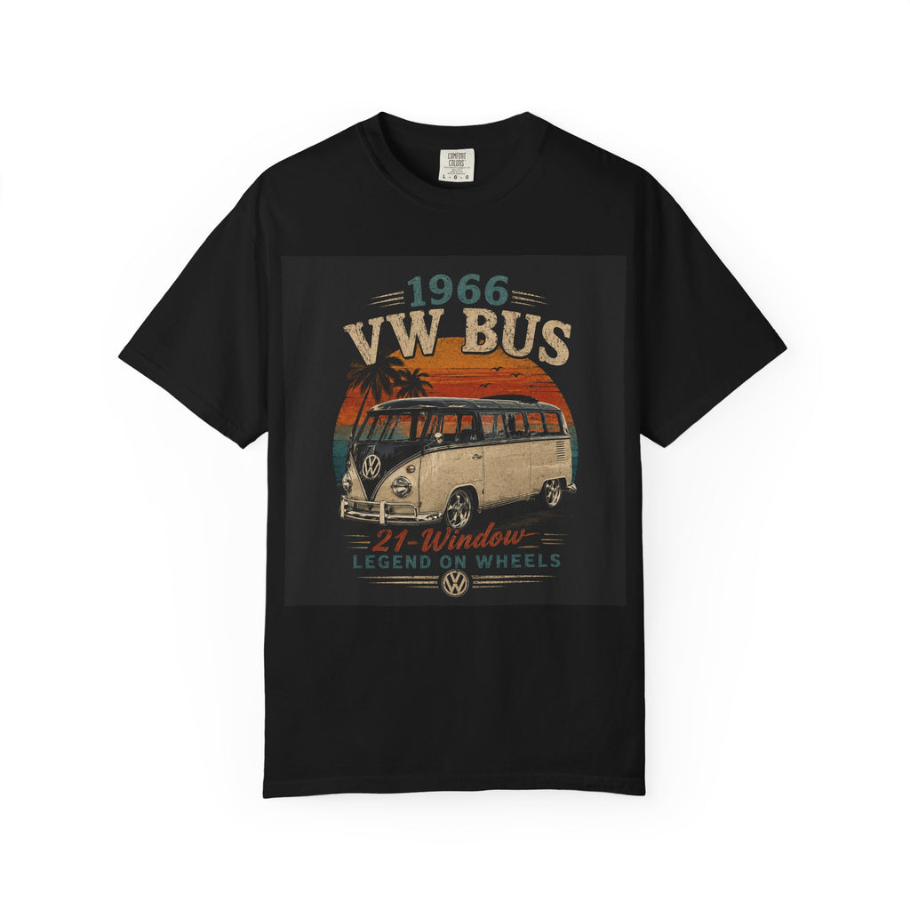 1966 VW Bus Graphic T-Shirt | 21-Window Legend on Wheels