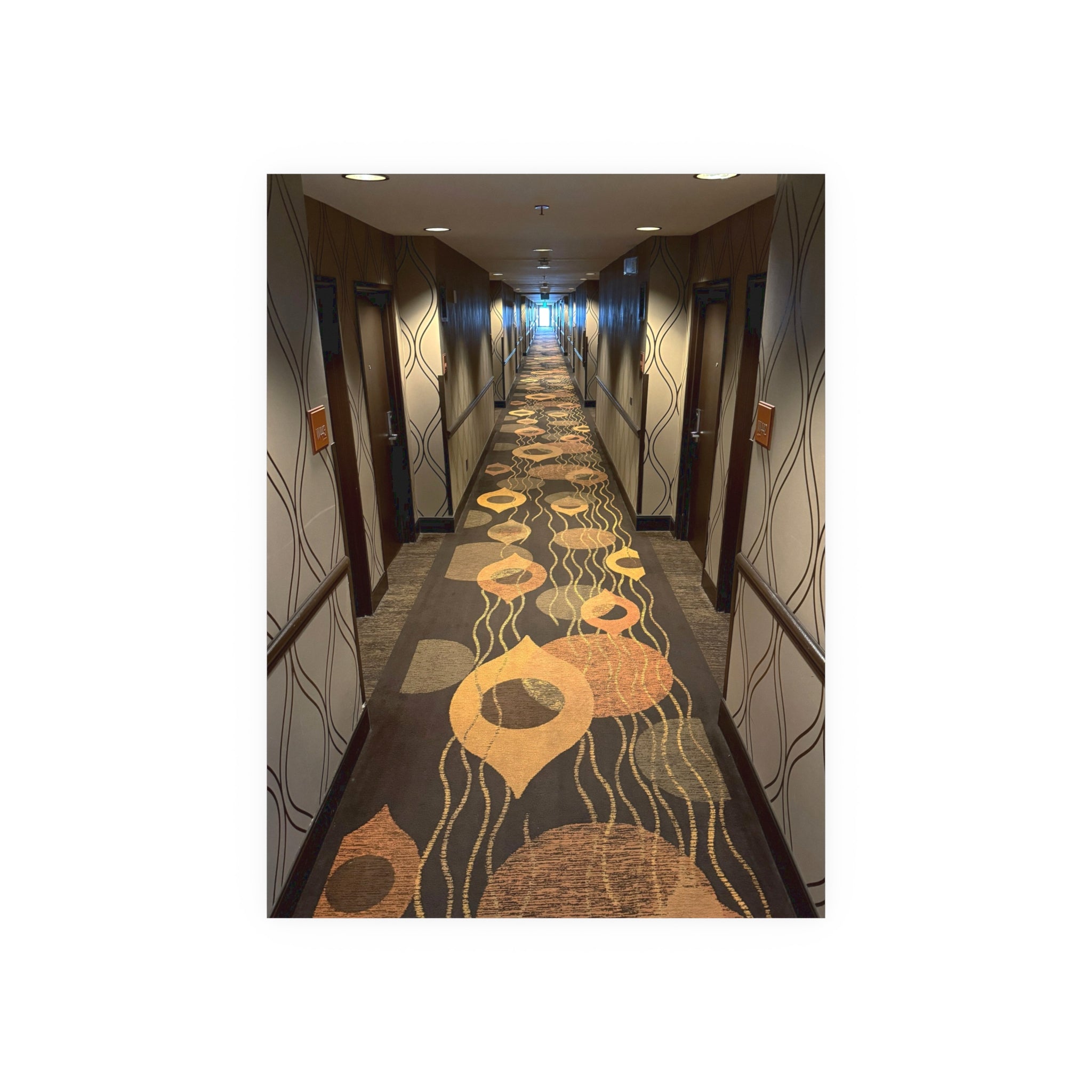 Hallway to Infinity - Abstract Hallway Photography - Fine Art Print