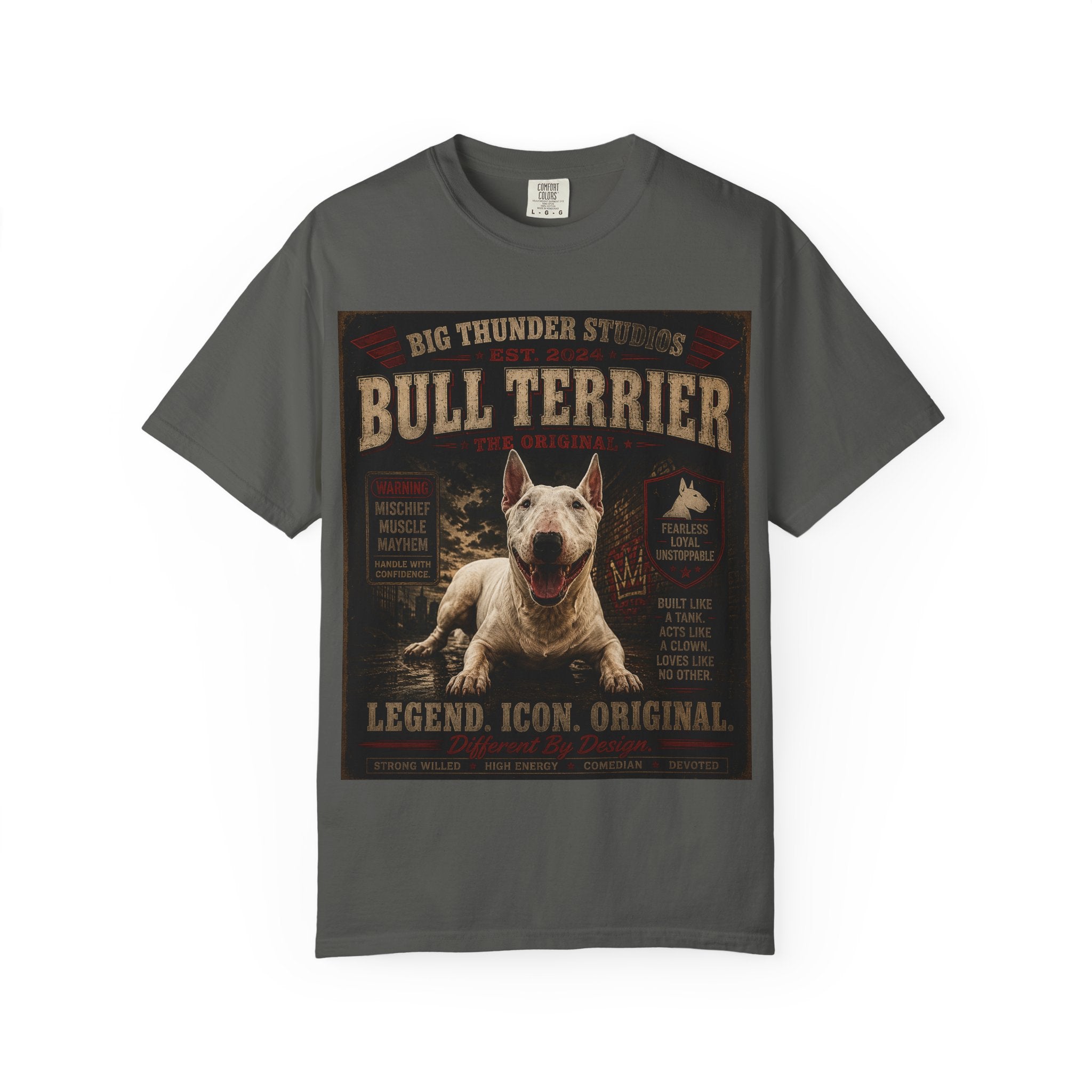 Bull Terrier Vintage Poster T-shirt | Legend Icon Original
