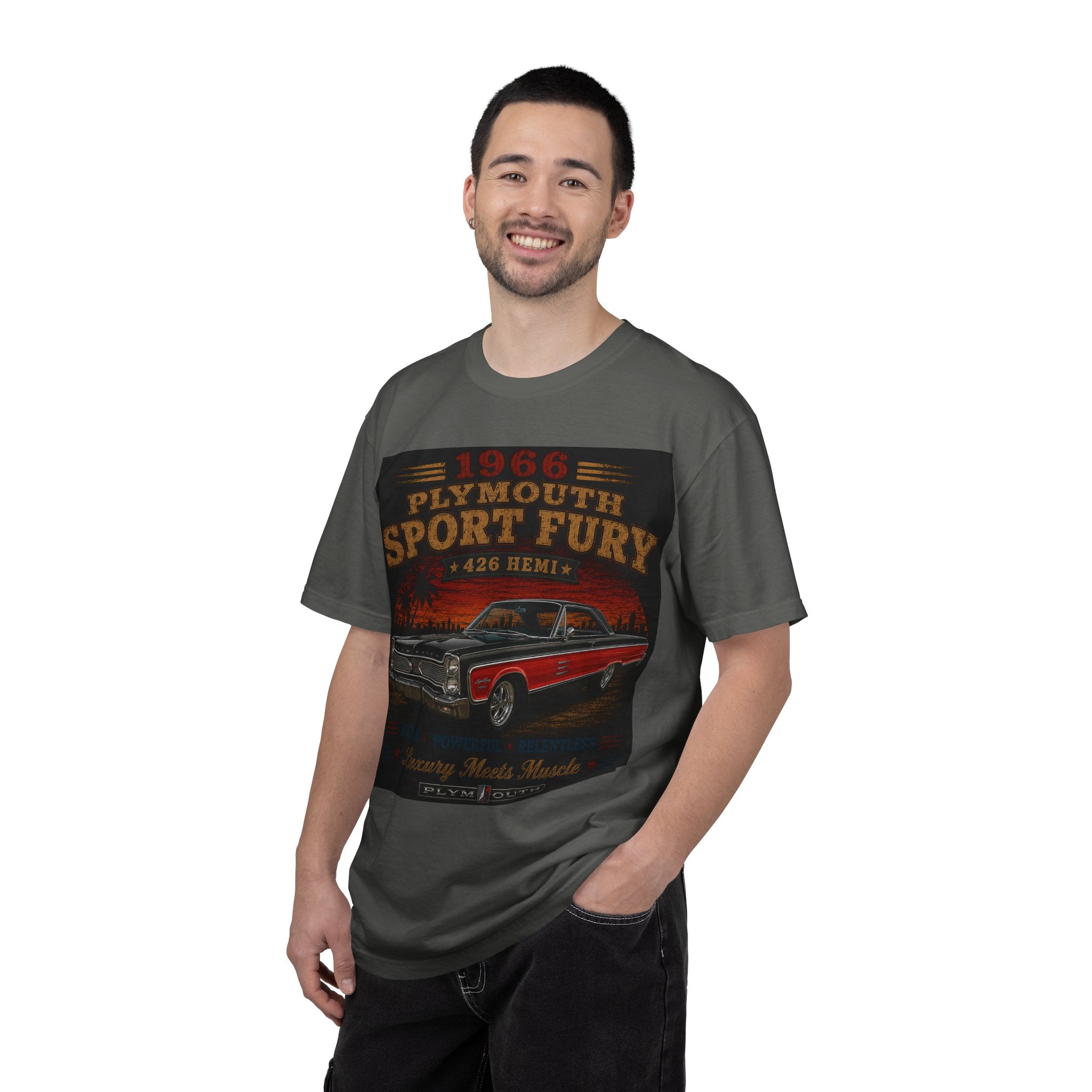 1966 Plymouth Sport Fury 426 Hemi T-Shirt | Vintage Muscle Car Tee