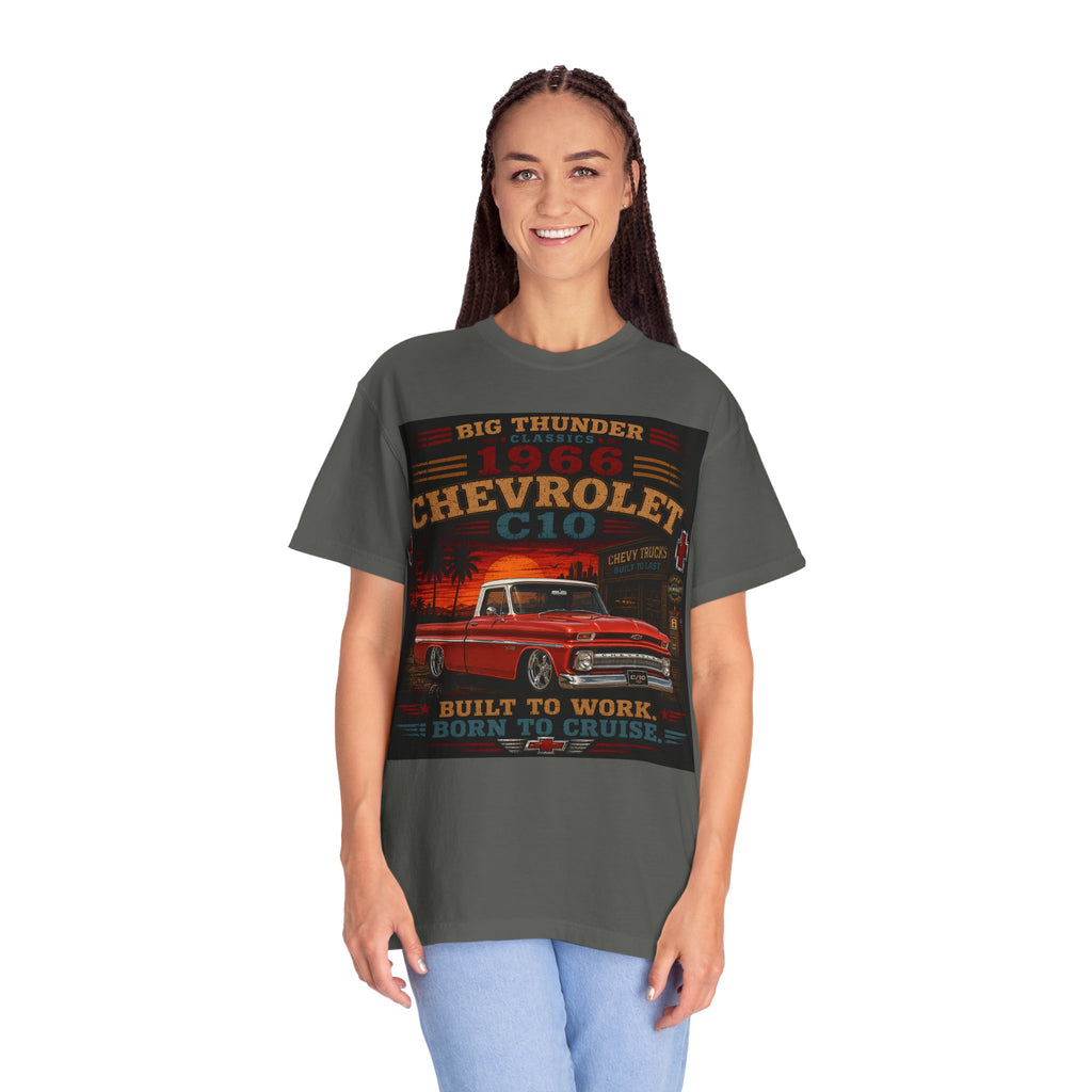 1966 Chevrolet C10 Truck T-shirt | Vintage Pickup Truck Graphic Tee