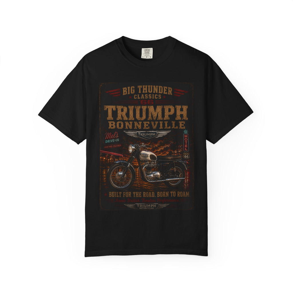 Triumph Bonneville Motorcycle Tee | Vintage Biker Graphic Shirt
