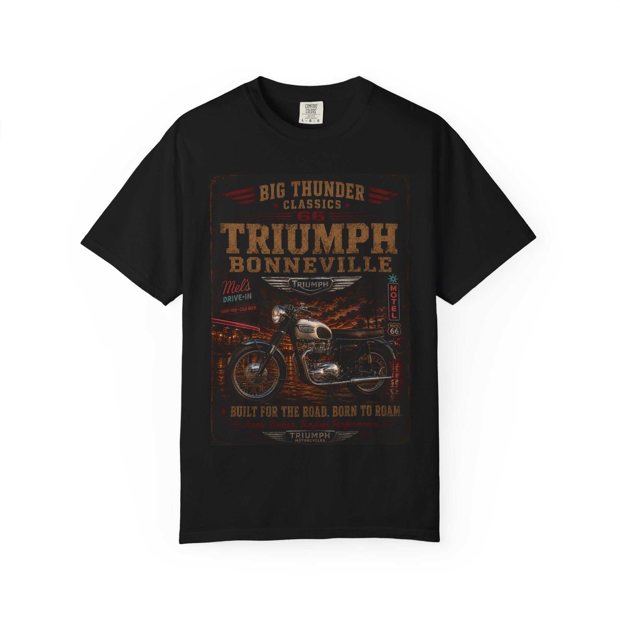 Triumph Bonneville Motorcycle Tee | Vintage Biker Graphic Shirt