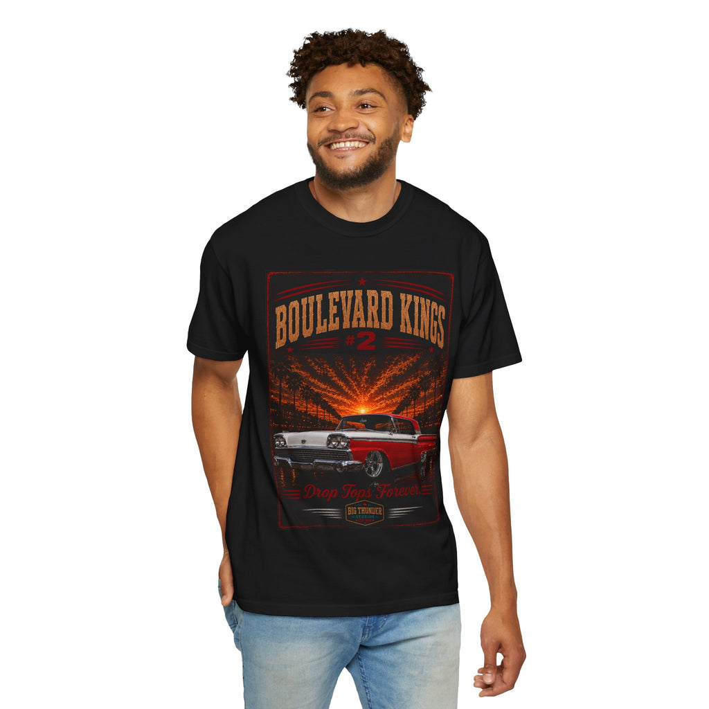 Big Thunder Boulevard Kings #2 Classic Convertible Car T-Shirt