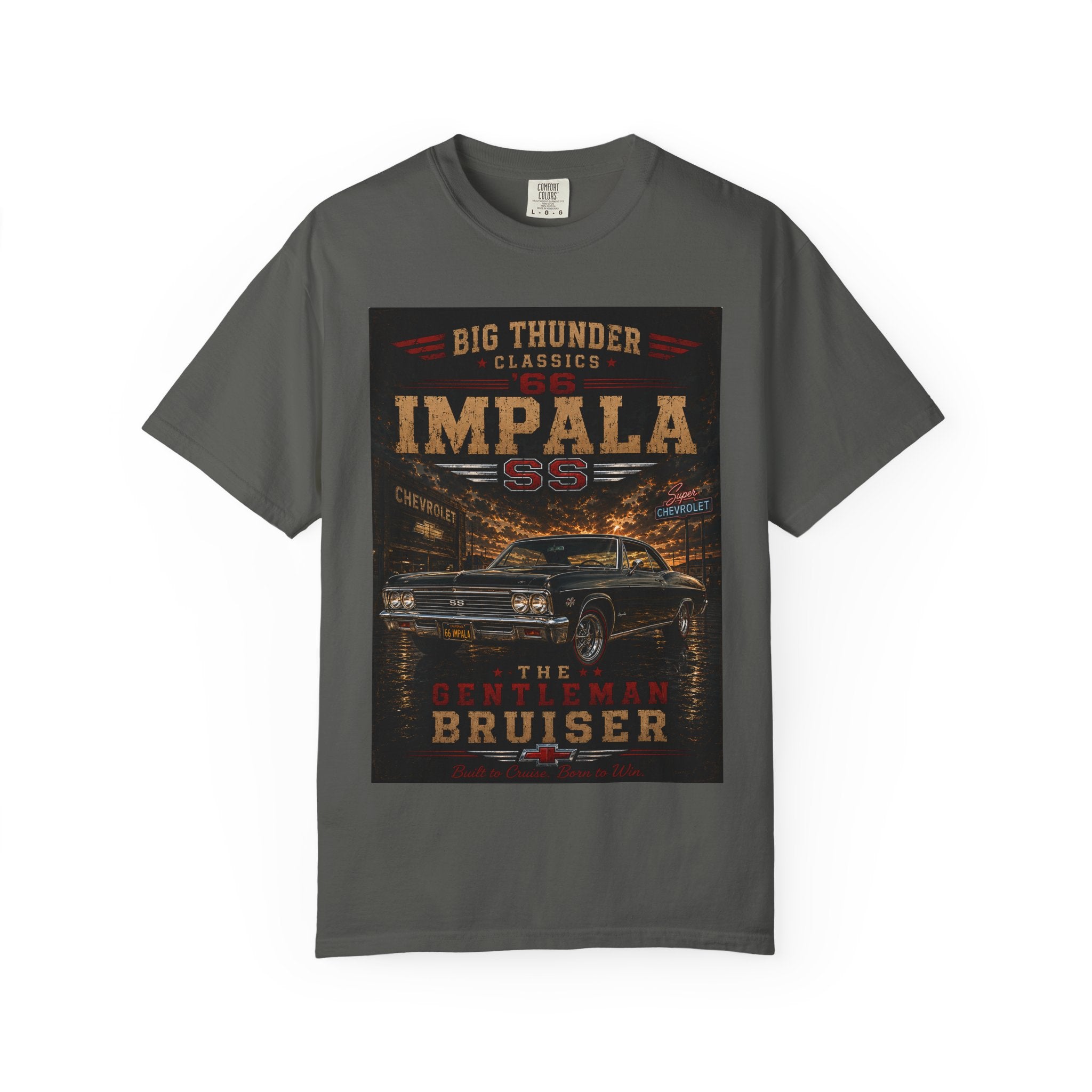 Impala SS Bruiser Classic Car T-Shirt | Vintage Muscle Car Graphic