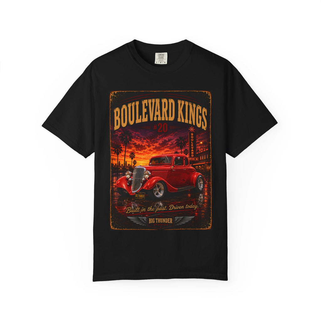 classic car shirt, muscle car shirt, lowrider shirt, car guy shirt, car dad gift, retro car shirt, race car shirt, boulevard kings #20