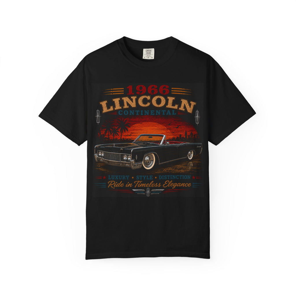 1966 Lincoln Continental Classic Car T-shirt | Vintage Auto Graphic