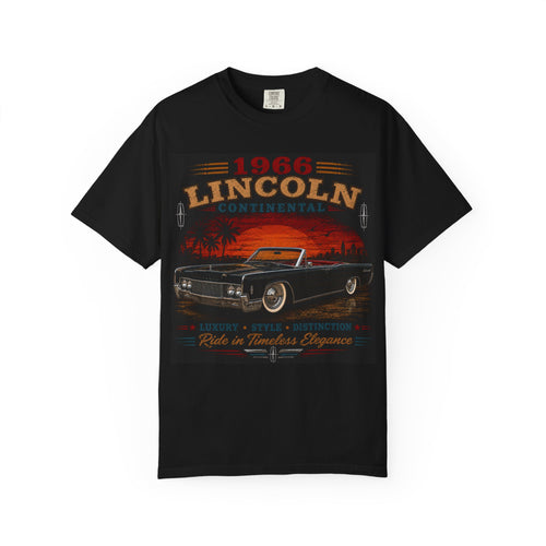 1966 Lincoln Continental Classic Car T-shirt | Vintage Auto Graphic