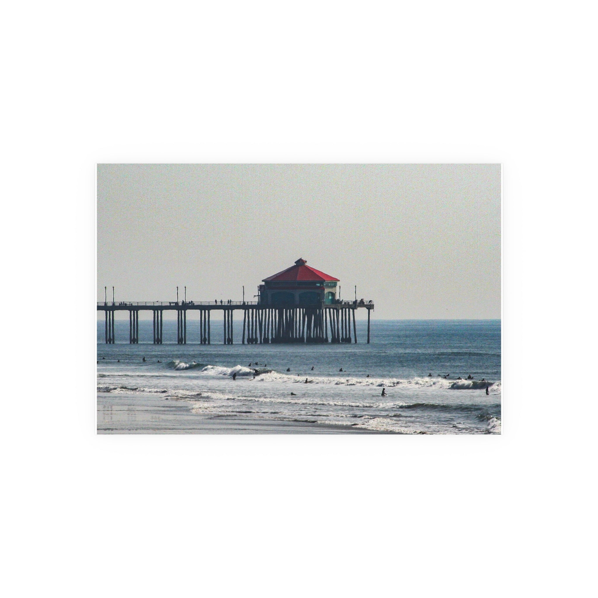 Huntington Beach Pier Photography Print - California Coastal Wall Art