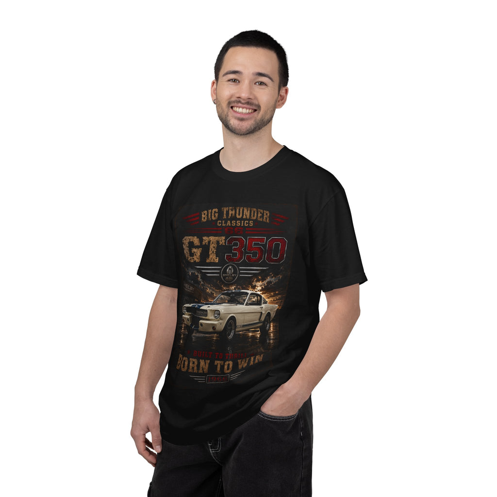 GT350 Muscle Car T-Shirt | Born to Win, Classic Shelby Design