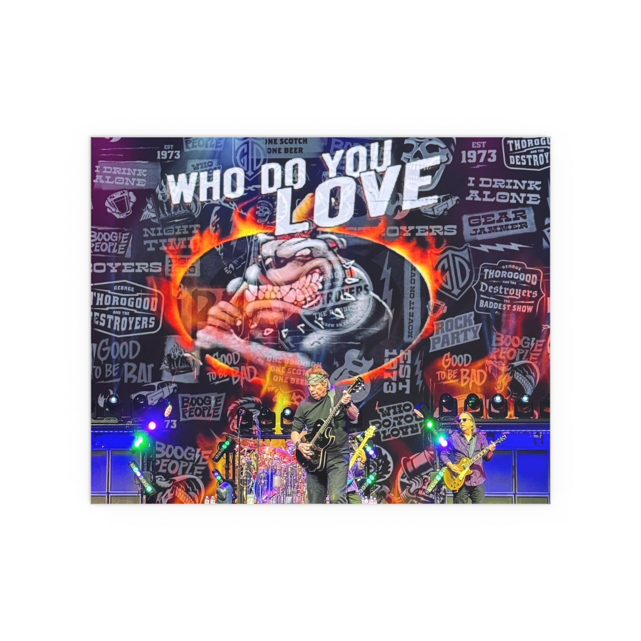 George Thorogood & The Destroyers | Who Do You Love | Live Concert Photography Print