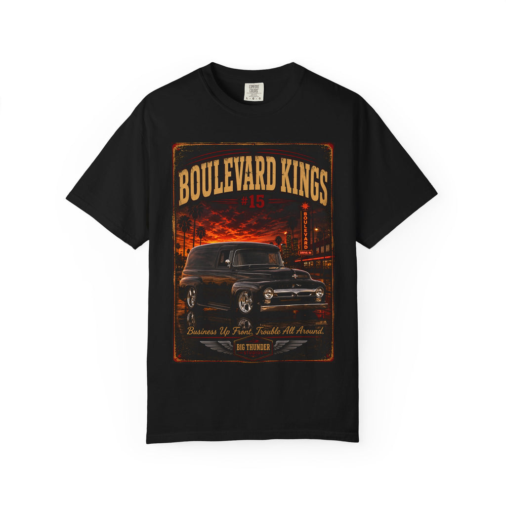 classic car shirt, muscle car shirt, lowrider shirt, car guy shirt, car dad gift, retro car shirt, race car shirt, boulevard kings #15