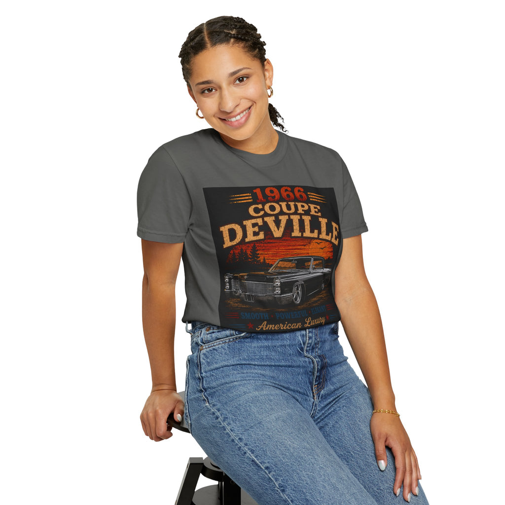 1966 Coupe DeVille T-shirt | Vintage Cadillac American Luxury Car Tee