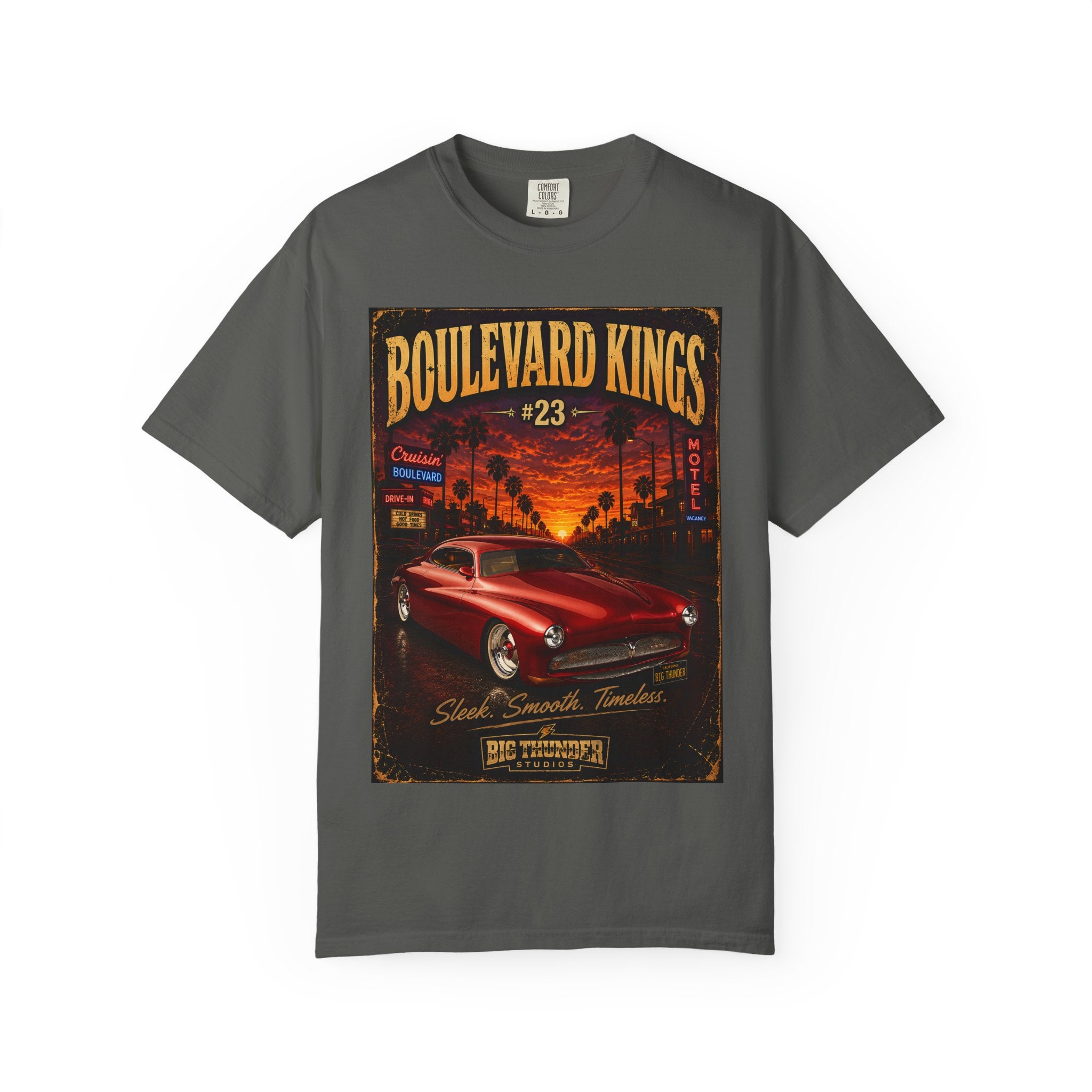 classic  car shirt, muscle car shirt, lowrider shirt, car guy shirt, car dad gift, retro car shirt, race car shirt, boulevard kings #23