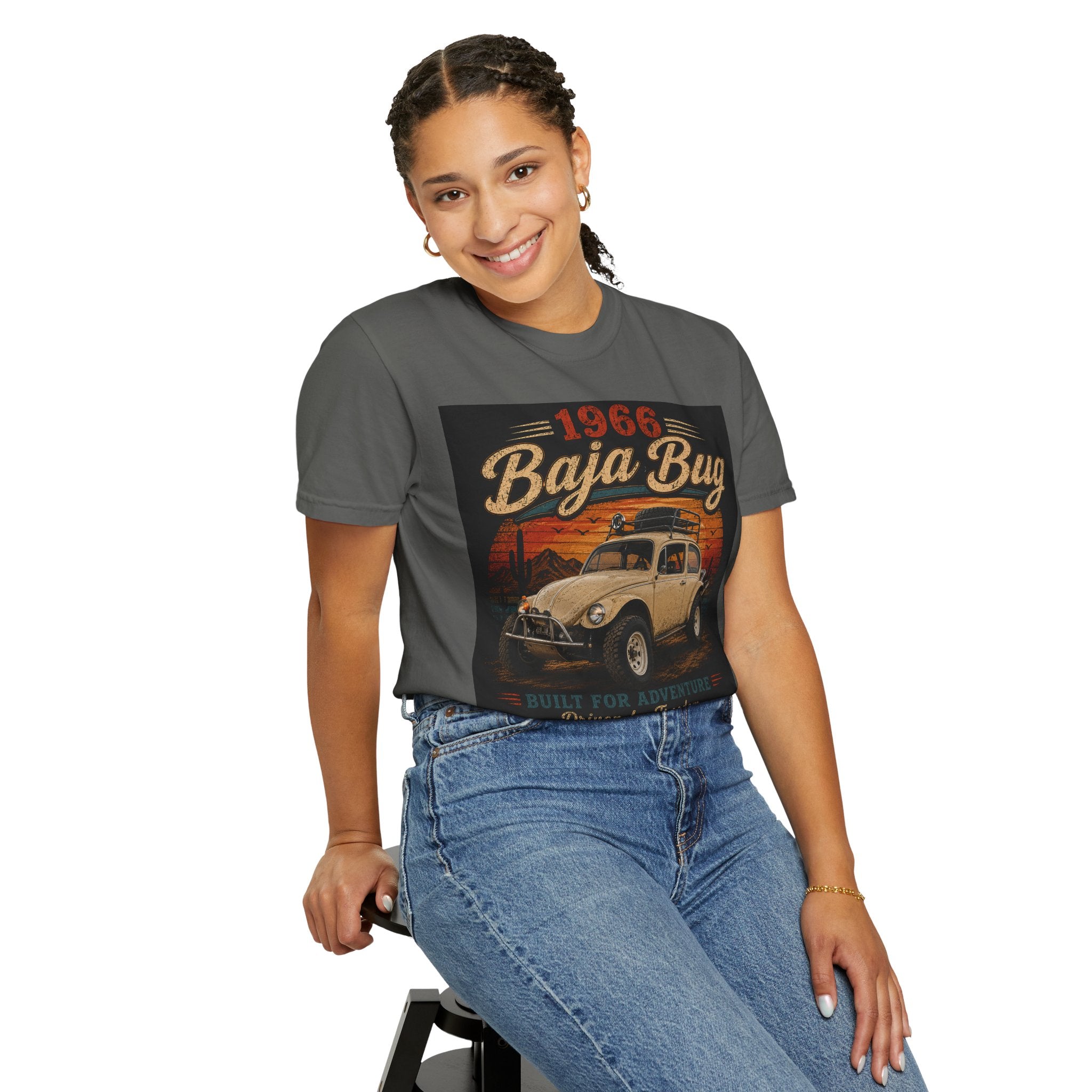 1966 Baja Bug Vintage VW Beetle T-Shirt | Off-Road Classic Car Tee