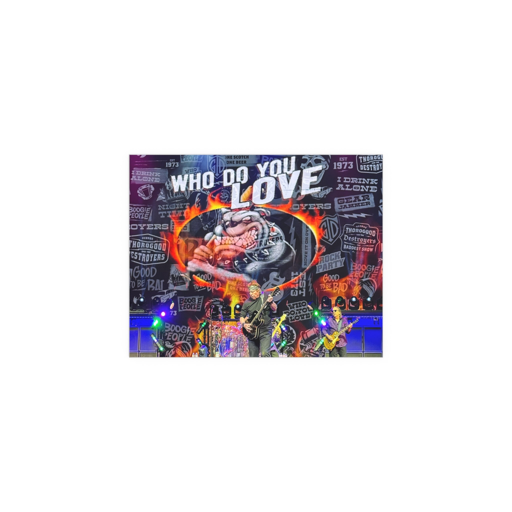 George Thorogood & The Destroyers | Who Do You Love | Live Concert Photography Print