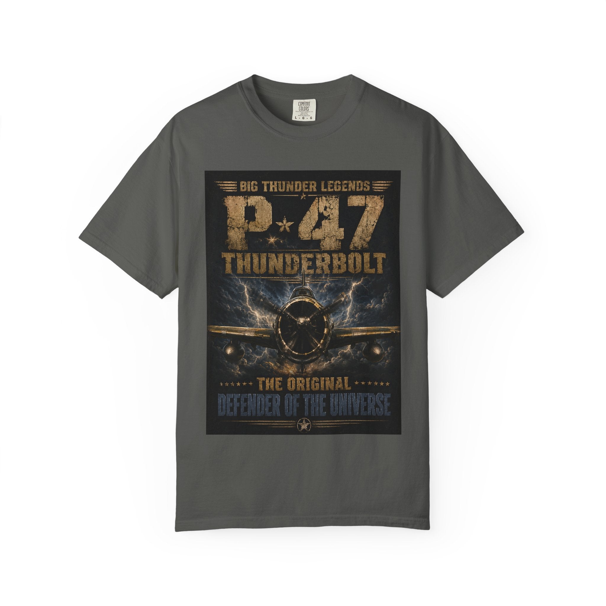P-47 Thunderbolt Plane T-Shirt | Vintage WWII Aircraft Poster
