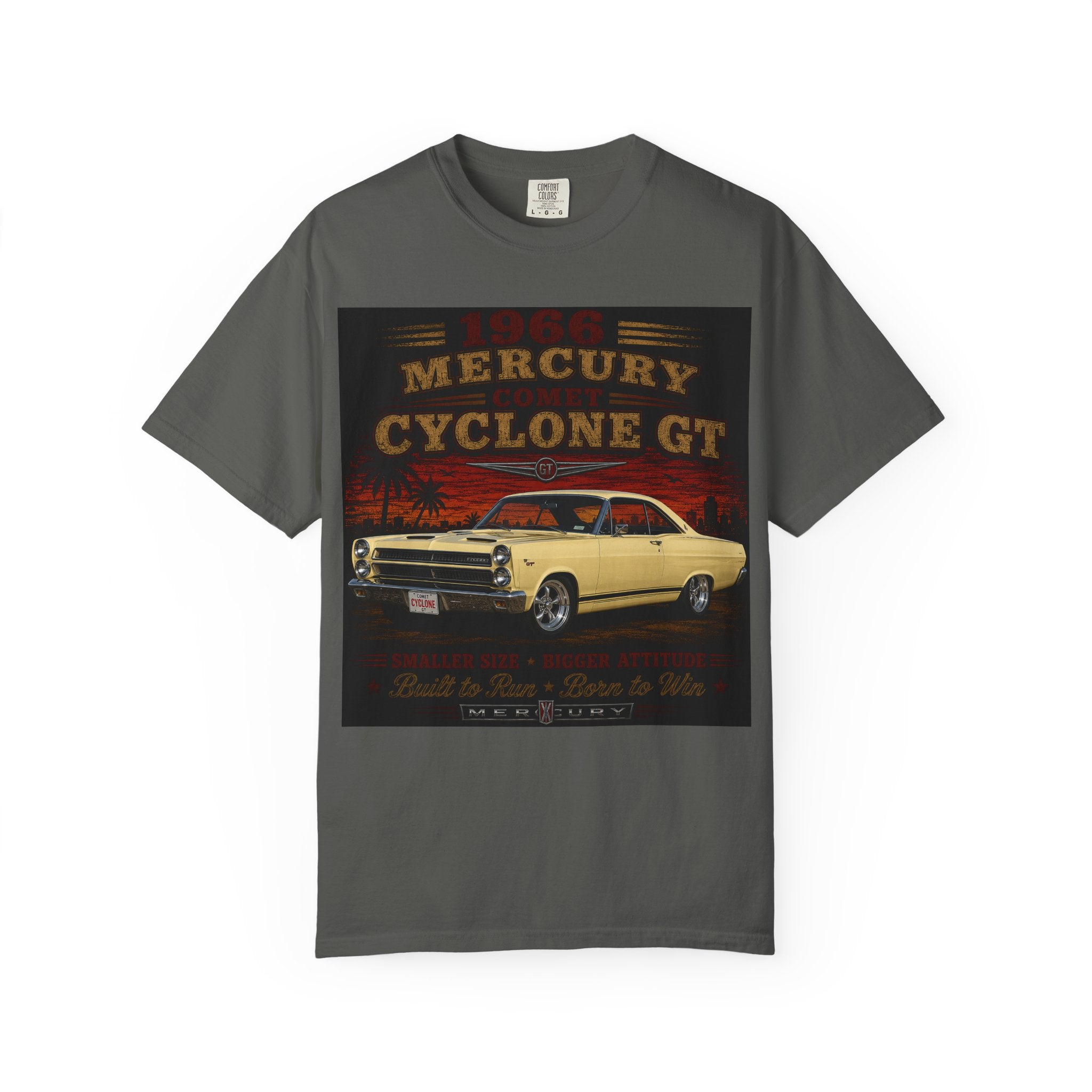 1968 Mercury Cyclone GT Vintage Car T-Shirt | Classic Muscle Car Graphic