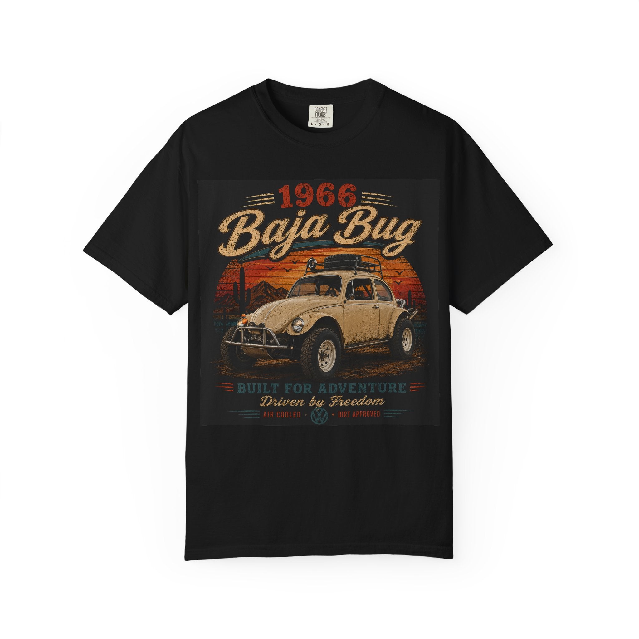1966 Baja Bug Vintage VW Beetle T-Shirt | Off-Road Classic Car Tee