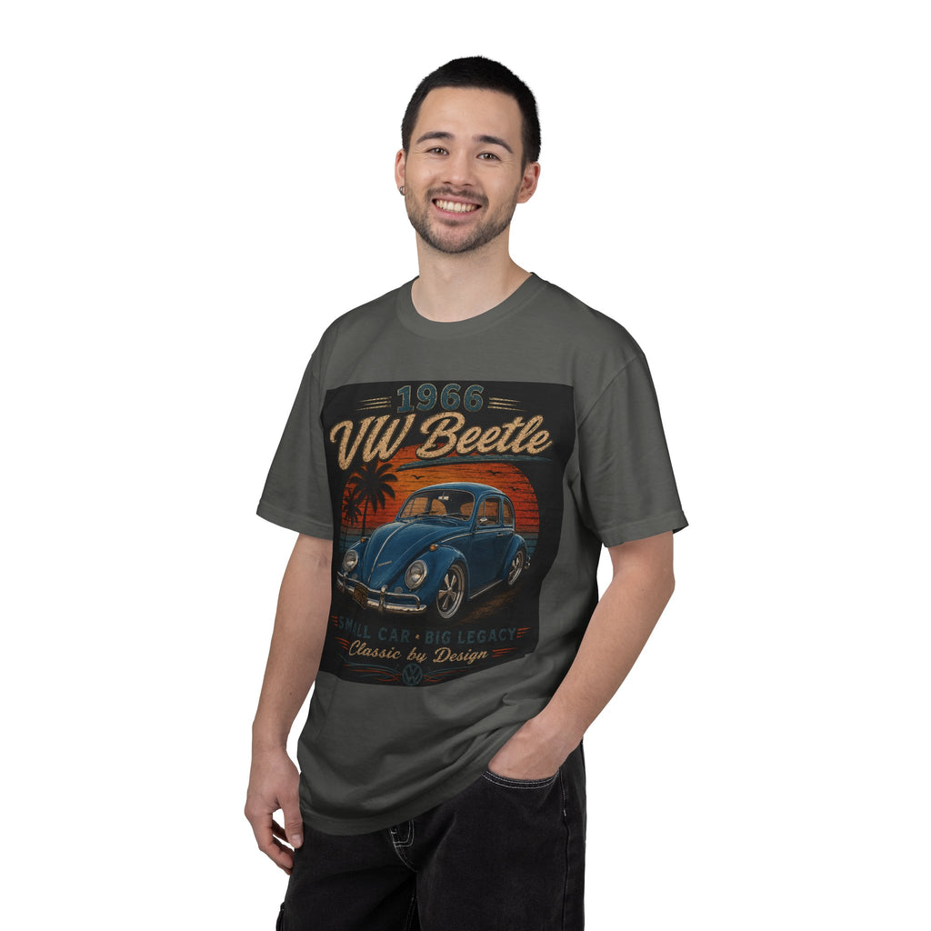 1966 VW Beetle T-Shirt | Classic Volkswagen Bug Tee | Vintage Air-Cooled Beetle Shirt | Big Thunder Classics