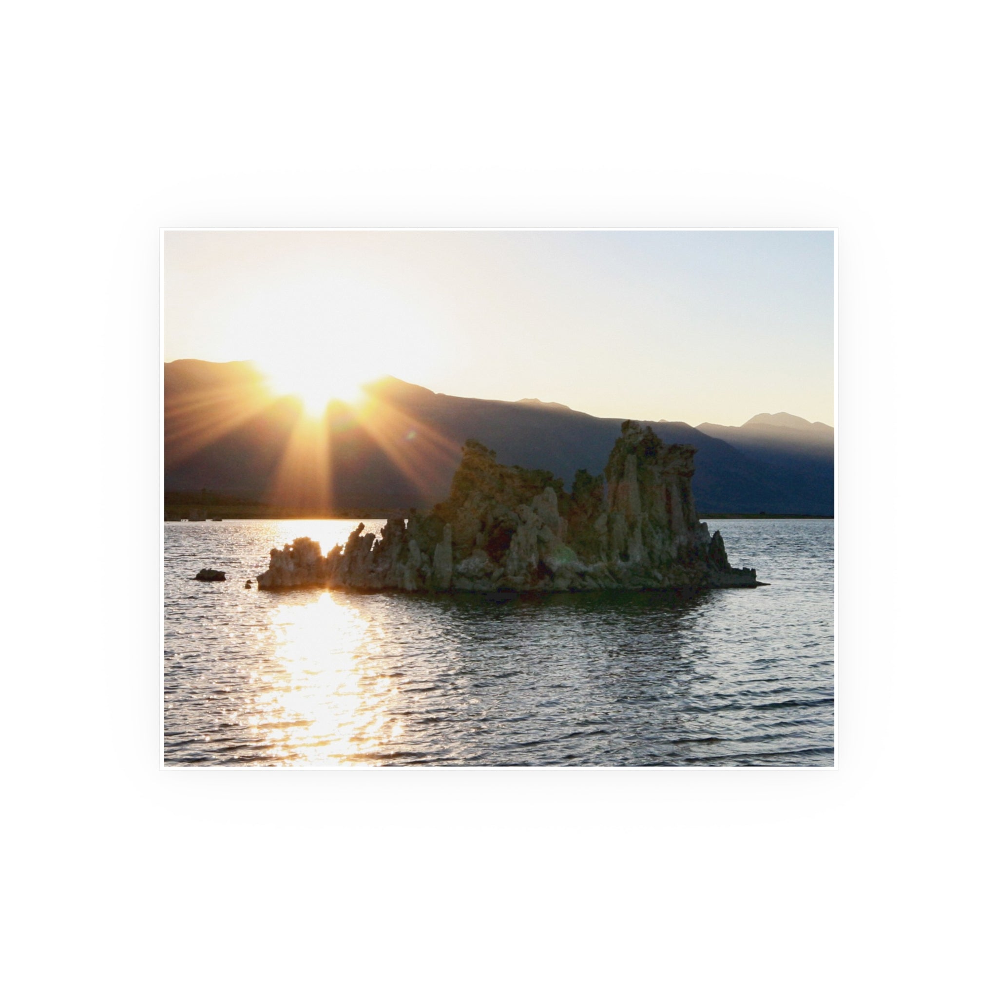 Mono Lake Sunset - Tufa Towers Landscape Photography Print - Eastern Sierra Wall Art